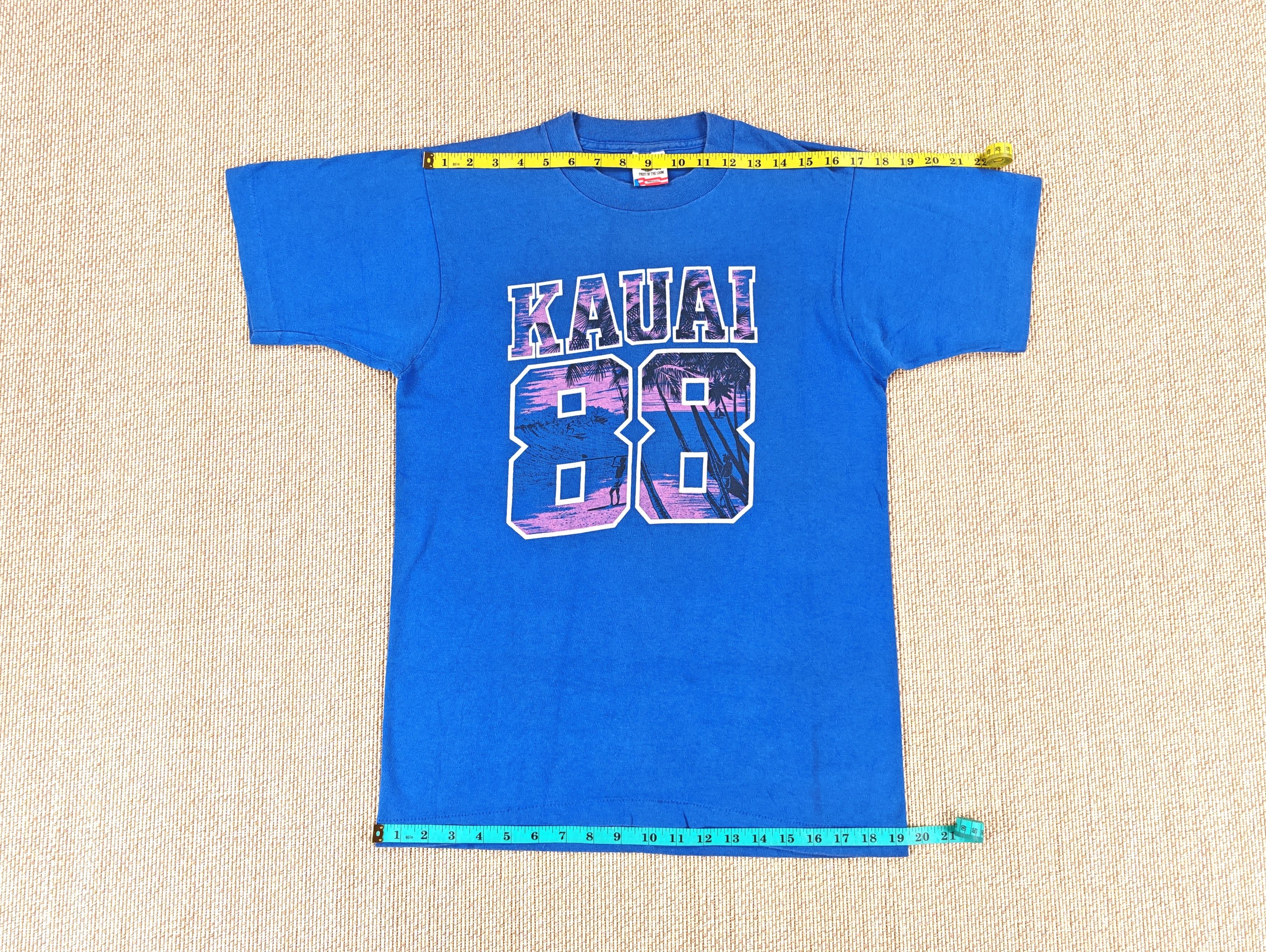 Vintage 1980s Hawaii Kauai 88 Big Logo Tee