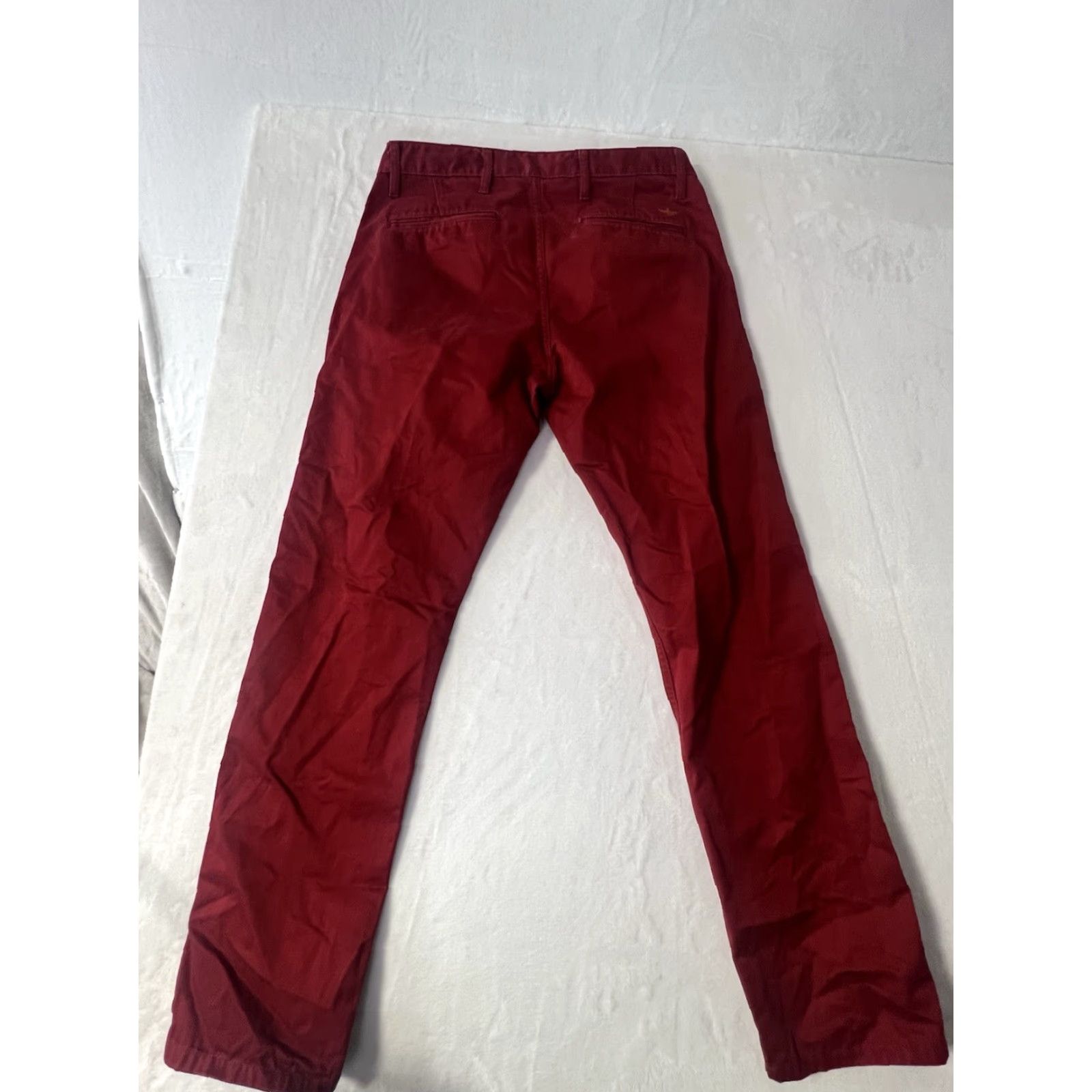 Dockers DOCKERS Pants Red 32X32 Chino Flat Front Classic Mens Casual Knit Stretch Logo Zipper Button Pockets 32 Inseam Regular Straight Size US 32 / EU 48 - 5 Thumbnail