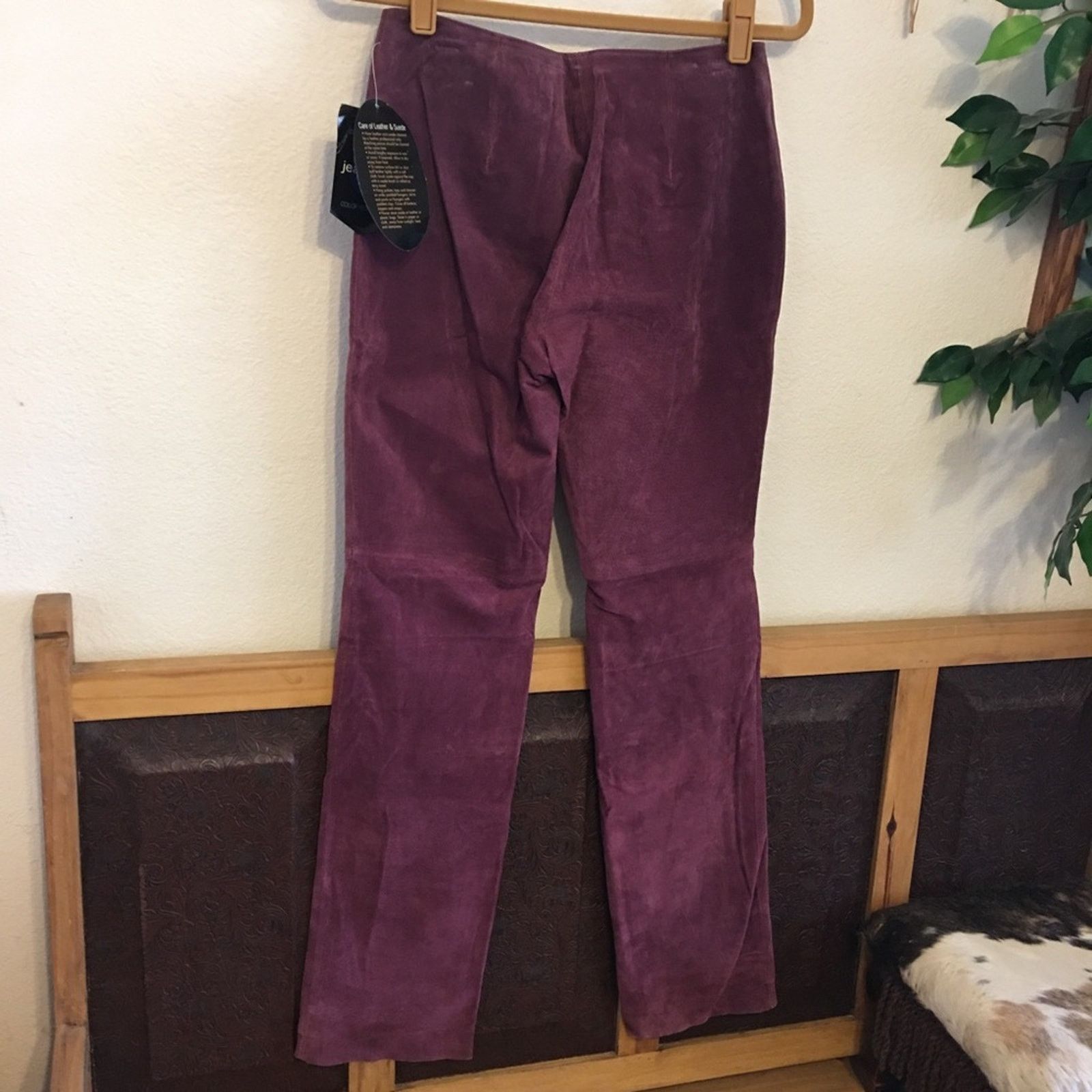 Other Newport News genuine suede leather jeans NWT 6 Size 28" / US 6 / IT 42 - 5 Thumbnail