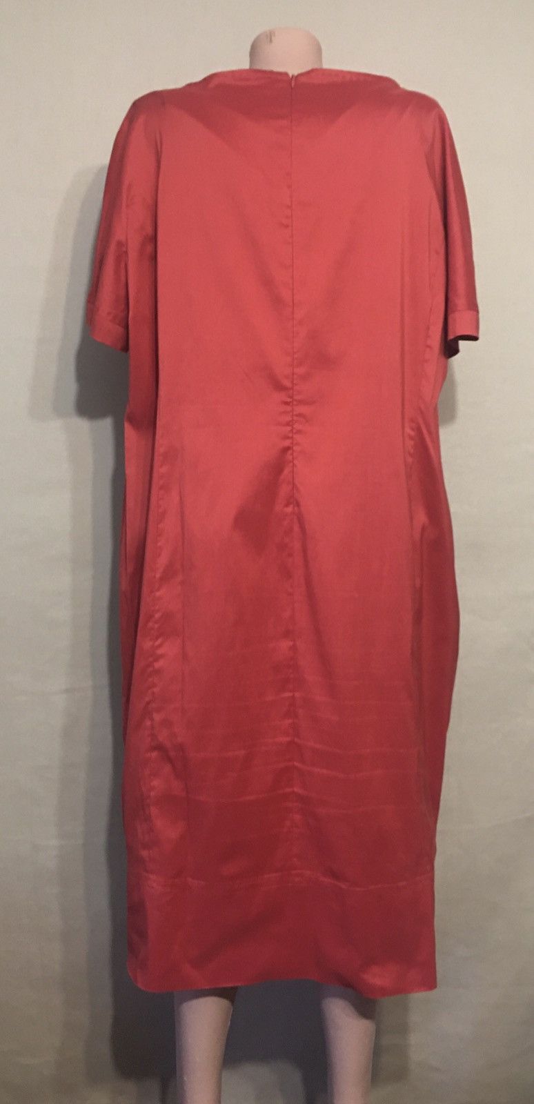Other MARINA RINALDI Red Cotton Plus Size 25 US W16 Size XXL / US 16-18 / IT 52-54 - 6 Thumbnail