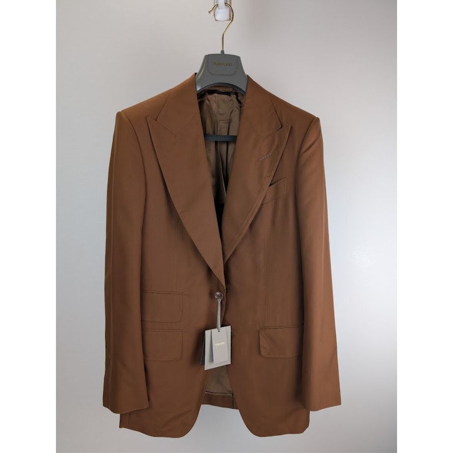 Tom Ford o1rshd1 Blazer Jacket in Brown Size US S / EU 44-46 / 1 - 2 Thumbnail