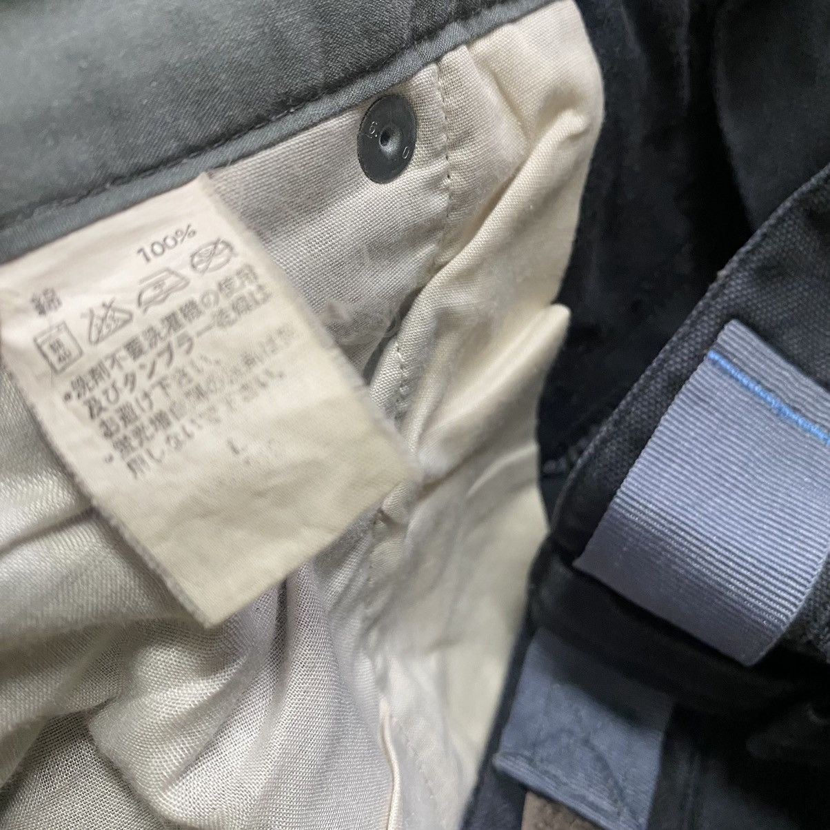 Japanese Brand SOLJAH Velcro Strap Baggy Pants Similar Girbaud Size US 32 / EU 48 - 18 Thumbnail
