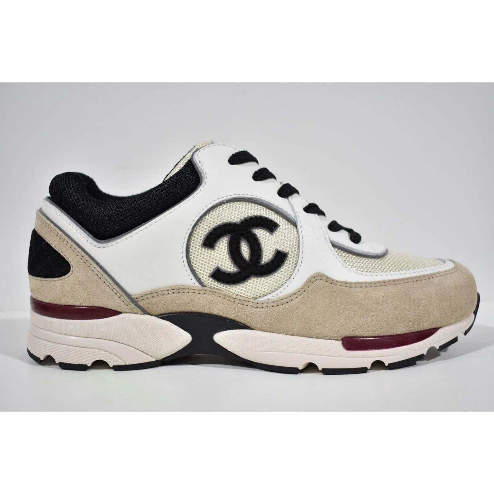 Chanel 22S CC Logo Tie Flat Runner Trainer Sneaker 39.5 Size US 9.5 / IT 39.5 - 1 Thumbnail