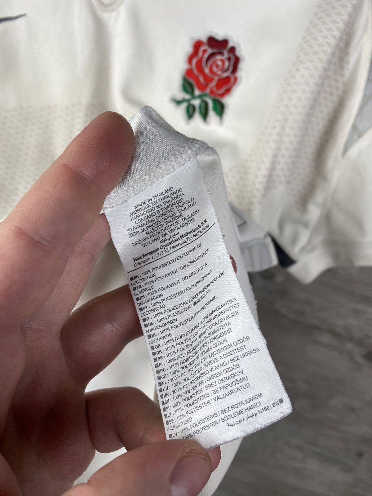 Nike × Vintage England Jersey Rugby Shirt Nike 381477-100 Size M Size US M / EU 48-50 / 2 - 12 Thumbnail