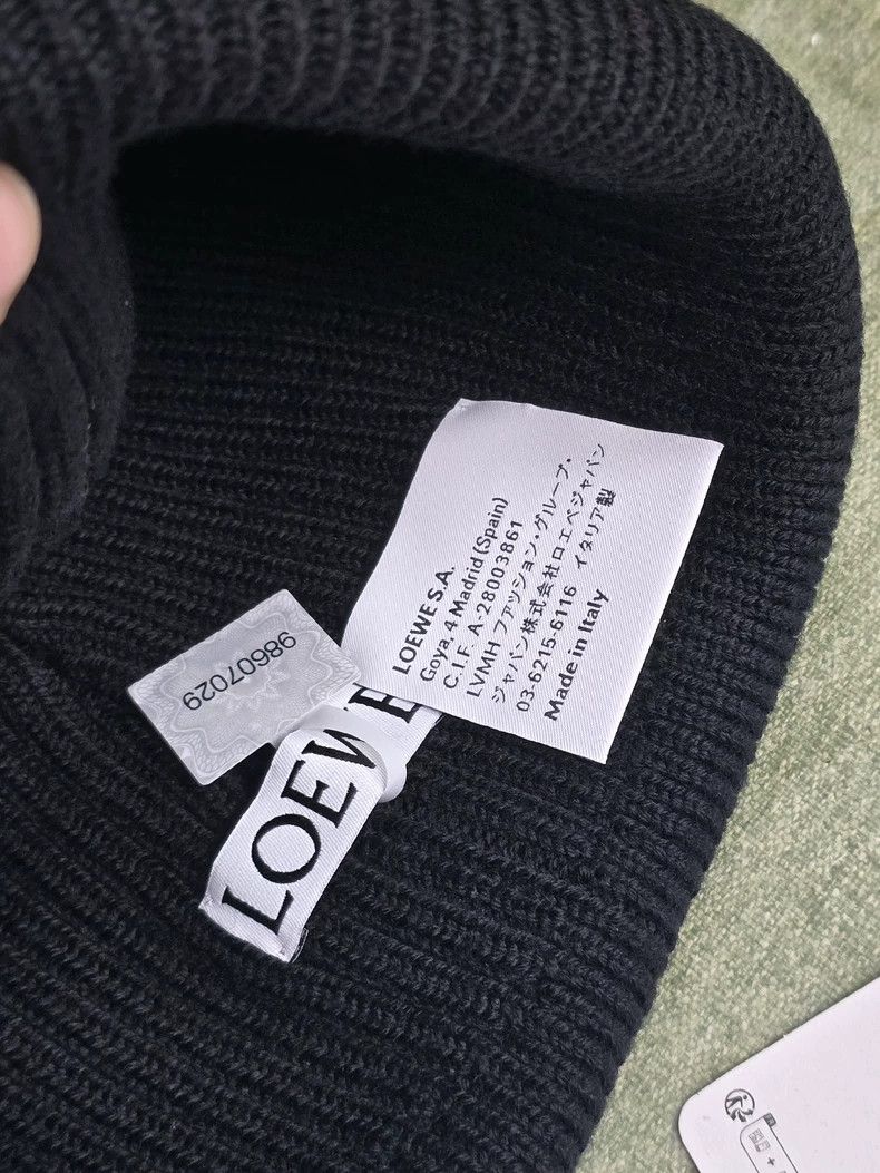 Loewe LOEWE Black knit cap Size ONE SIZE - 4 Thumbnail