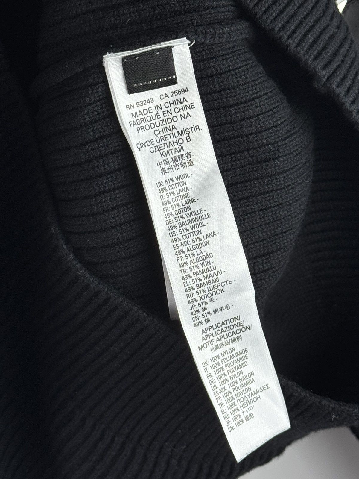 Diesel Diesel George Sweater Black Size US L / EU 52-54 / 3 - 8 Thumbnail