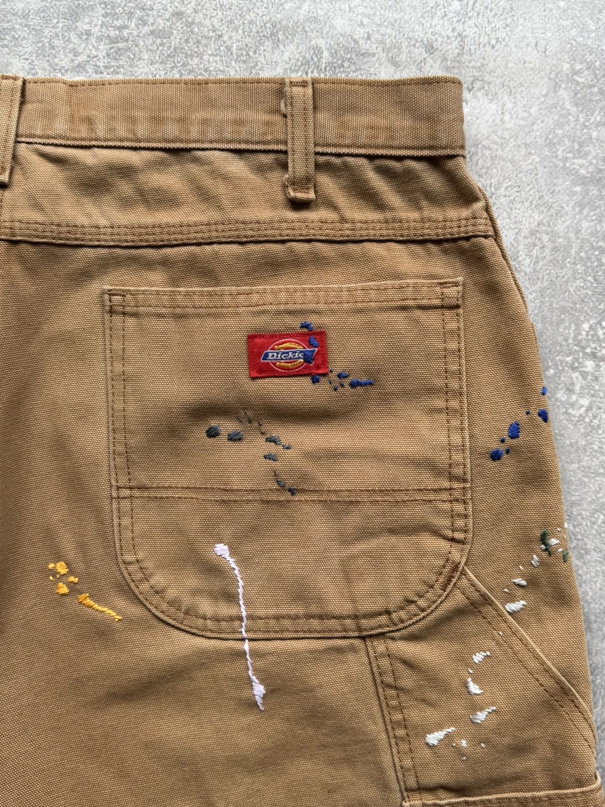 Dickies Hand Made Fake Embroidered Stains Shorts Dickies Work Wear Size US 34 / EU 50 - 8 Thumbnail