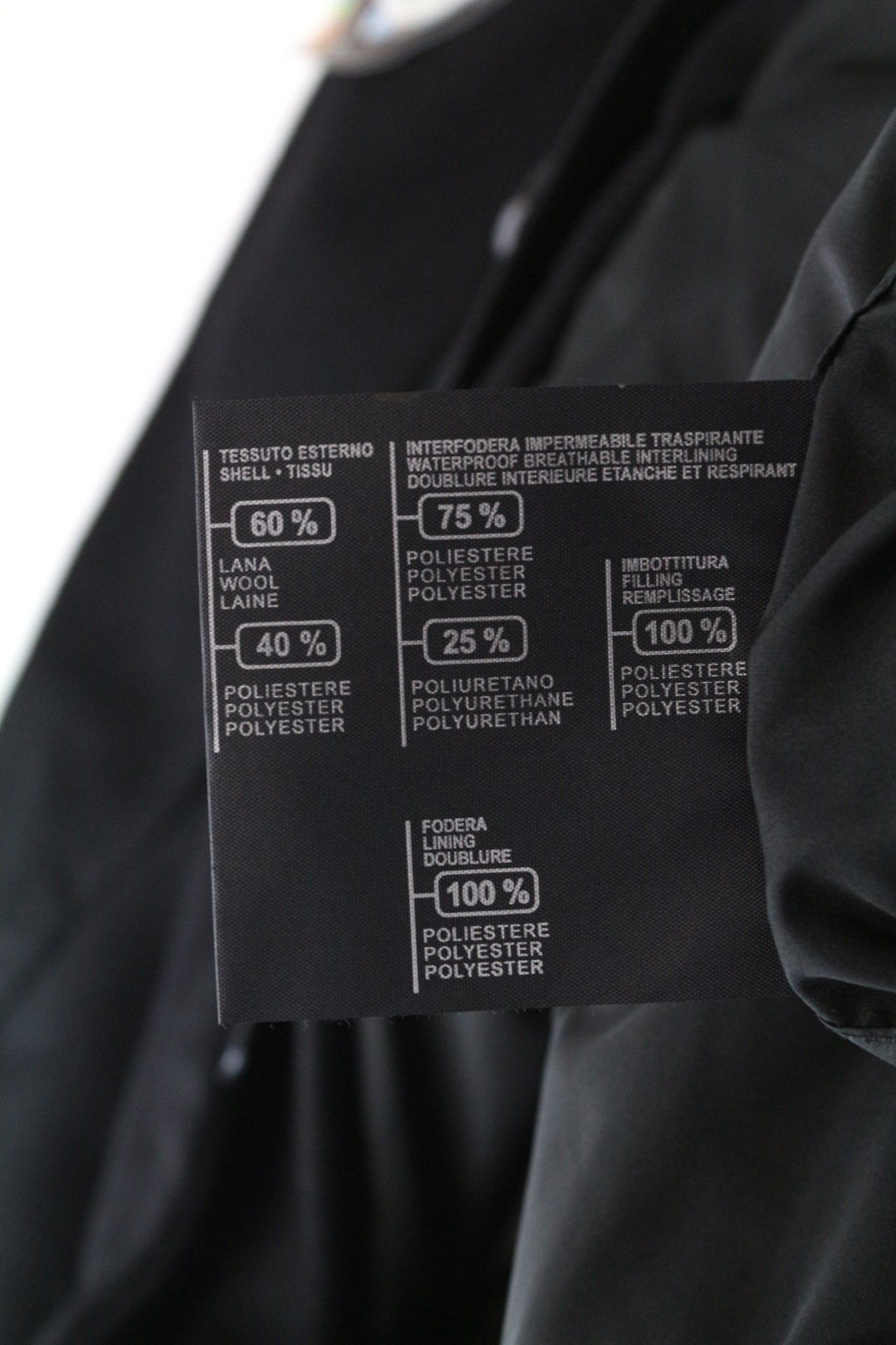Other NEW CARMEN IT38 Black Wool Moto Coat 75202 Size M / US 6-8 / IT 42-44 - 7 Thumbnail