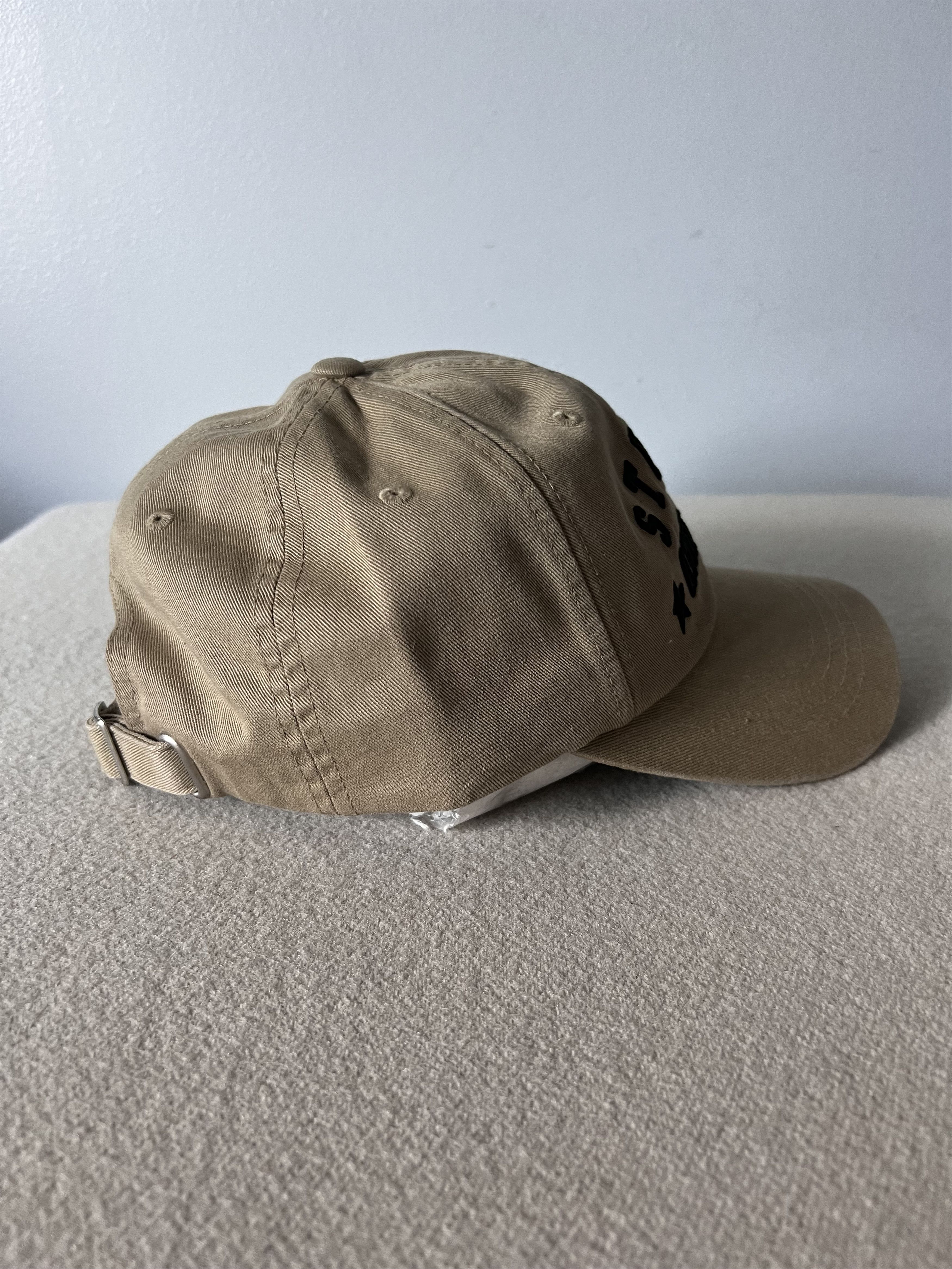 Stussy Stussy LP Athletics Strapback Cap in Khaki Size ONE SIZE - 3 Thumbnail
