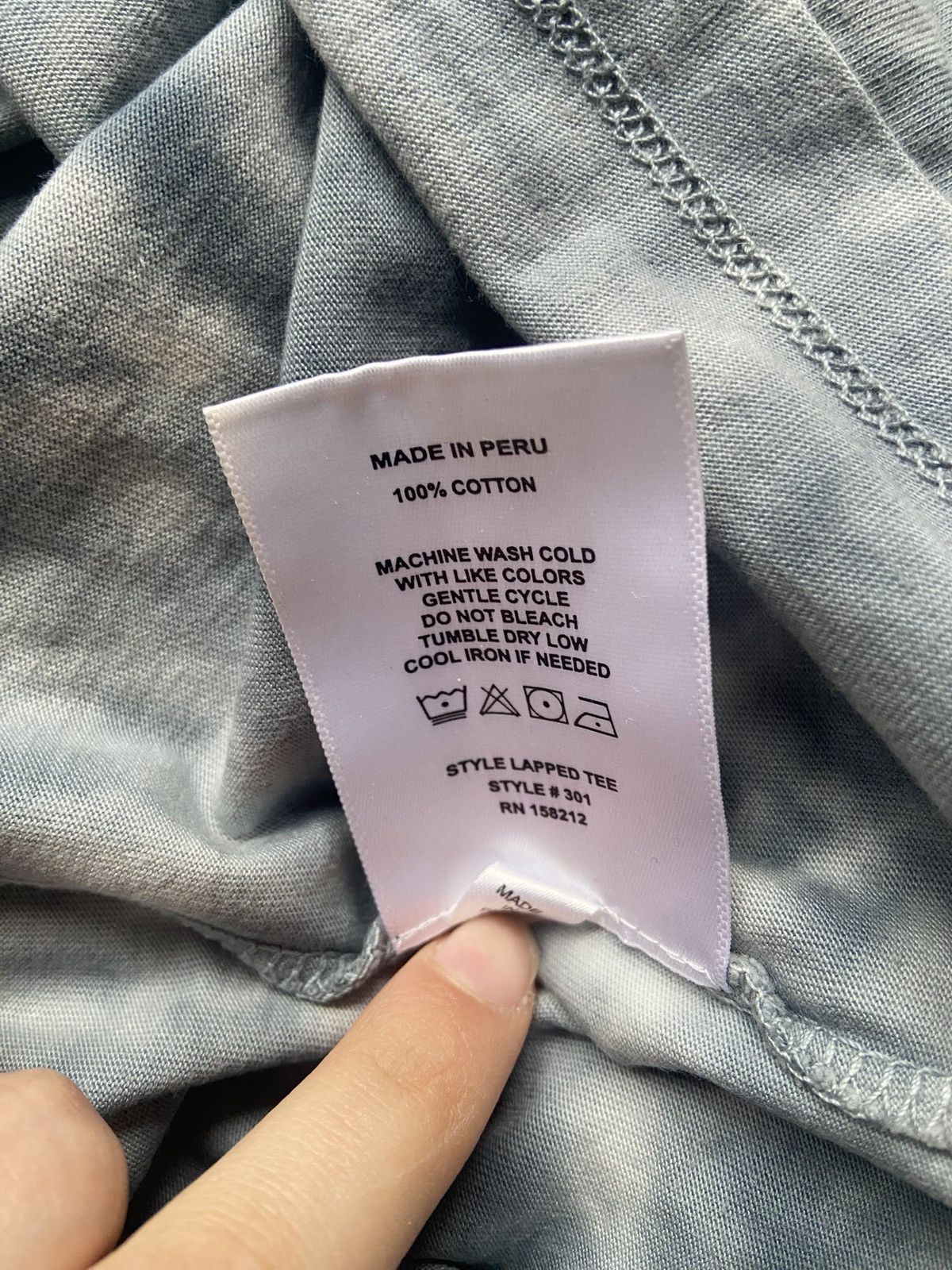 Eckhaus Latta Eckhaus Latta Tie Dye Lapped Tee Size US S / EU 44-46 / 1 - 4 Thumbnail