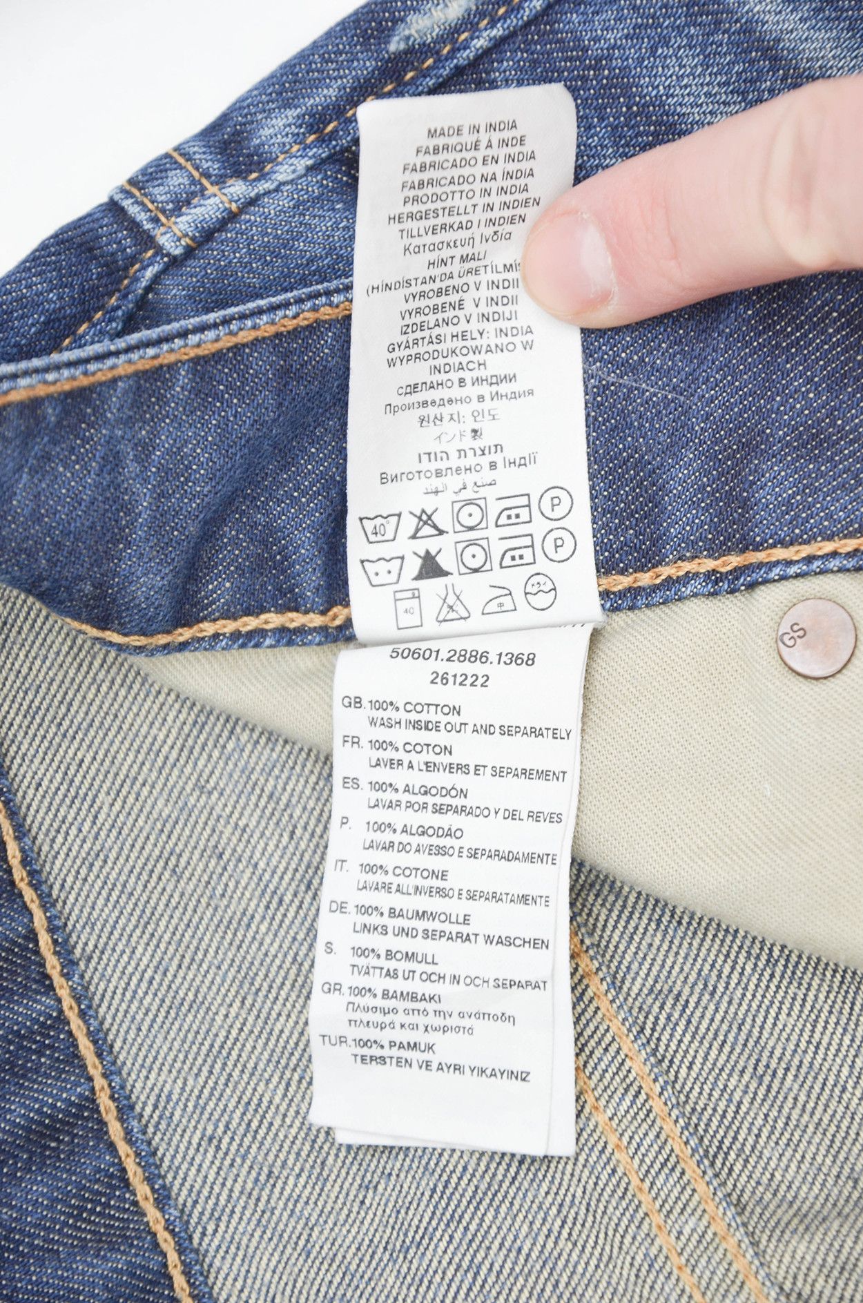 G-Star G-STAR RAW 3301 Slim Straight Fit Raw Denim Jeans W30 Size US 30 / EU 46 - 9 Thumbnail