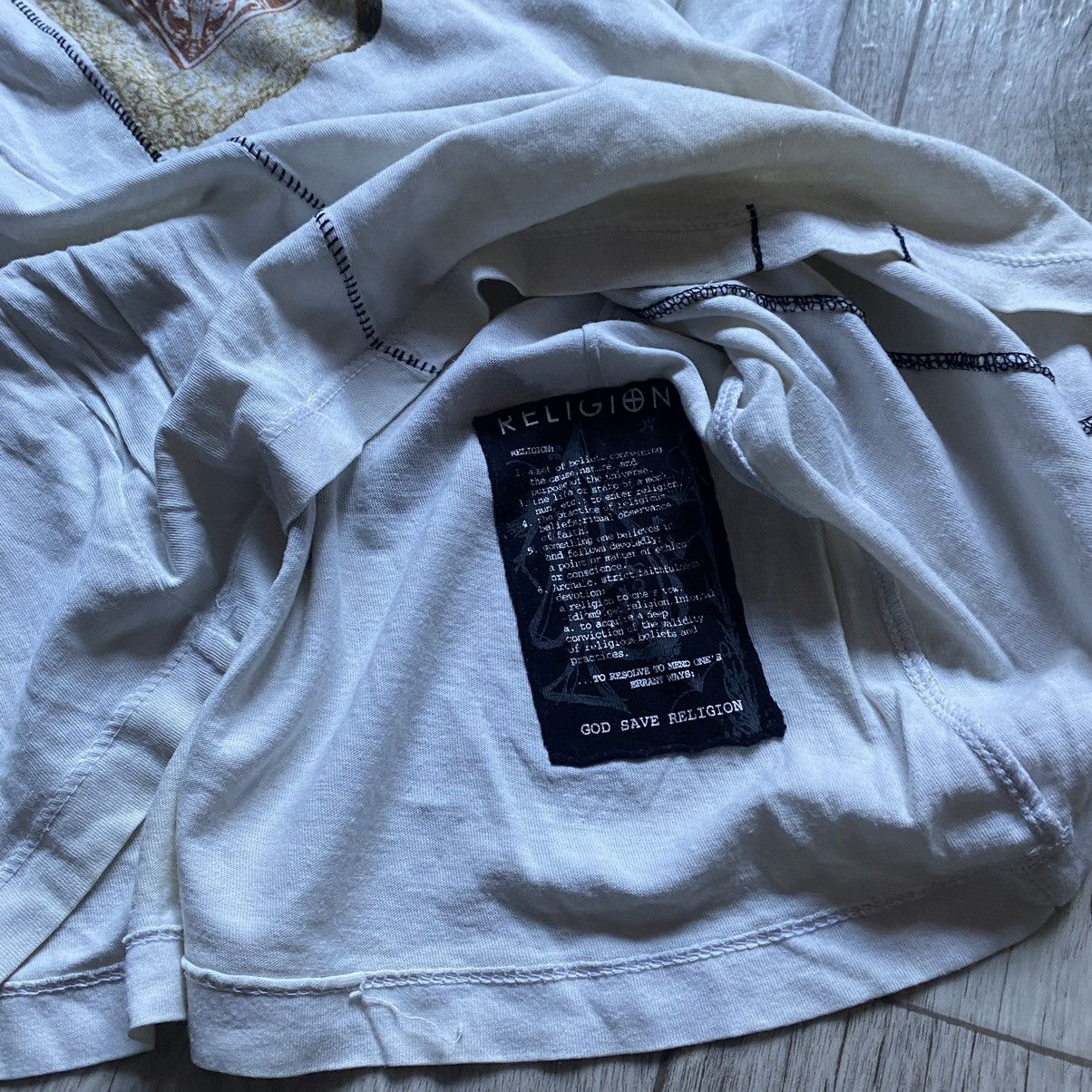 Other RELIGION Y2K AFFLICTION TYPE CARD PRINT T SHIRT Size US S / EU 44-46 / 1 - 8 Thumbnail