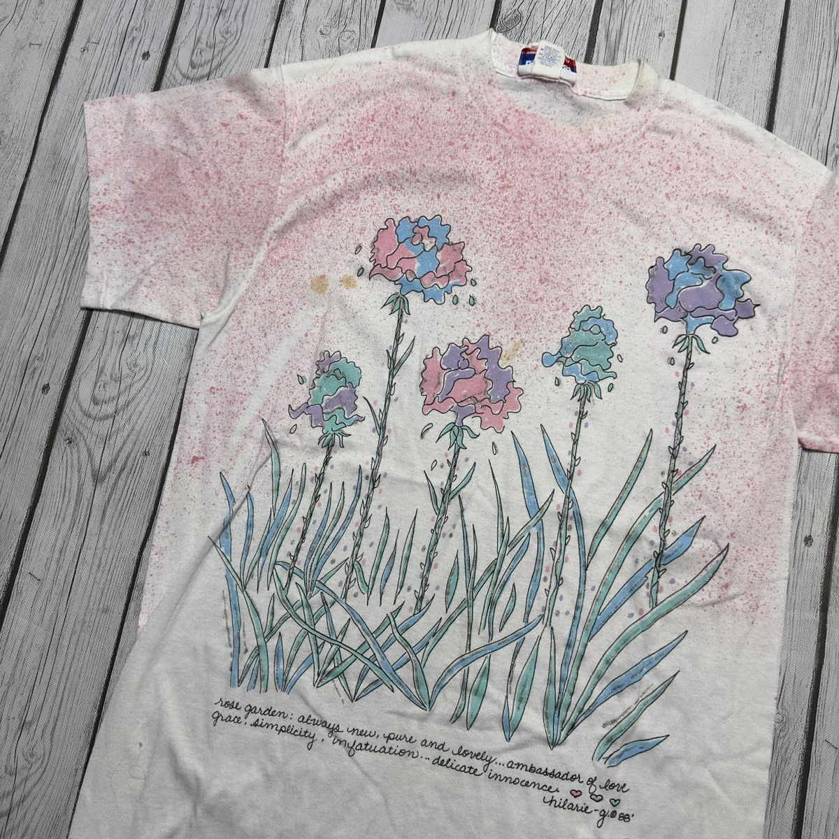 Vintage Vintage flowers tee Size ONE SIZE - 3 Thumbnail