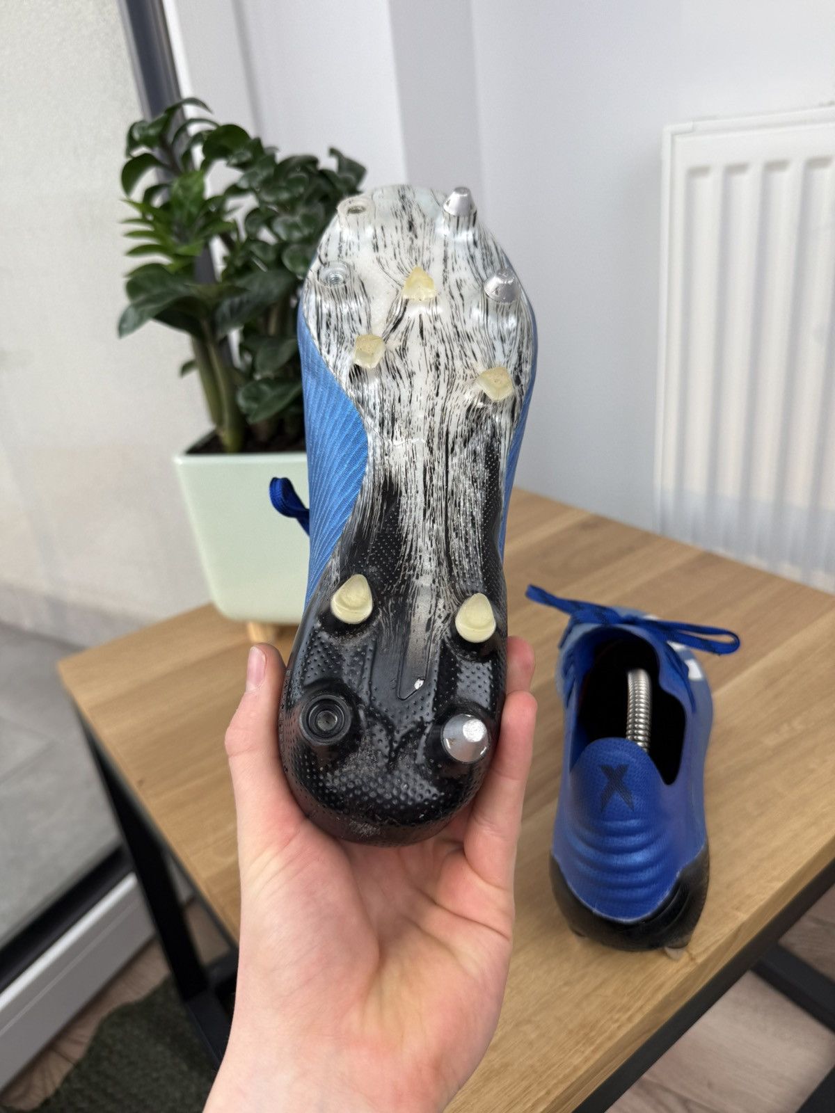 Adidas ADIDAS RARE X 19.1 FG FOOTBALL SOCCER CLEATS TECHFIT BOOTS Size US 8 / EU 41 - 11 Thumbnail