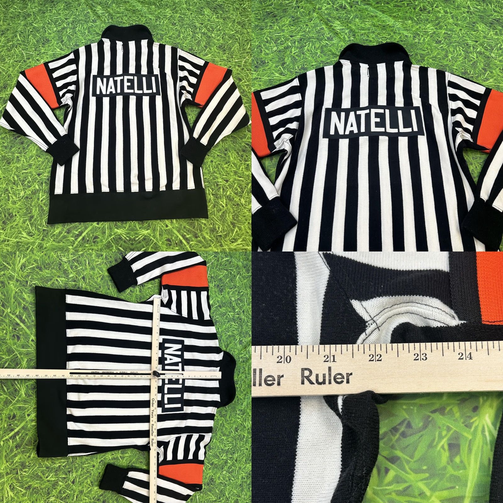 Vintage VINTAGE Marty Diemer Referee Black White Stripe 90s Pullover Sweater Mens XL Knit Striped College USA Sports Hockey Mens Size US XL / EU 56 / 4 - 8 Thumbnail