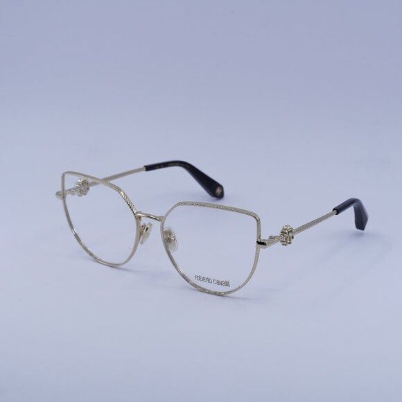 Roberto Cavalli Roberto Cavalli VRC048 0300 Eyeglasses Shiny Rose Gold 56mm Size ONE SIZE - 3 Thumbnail