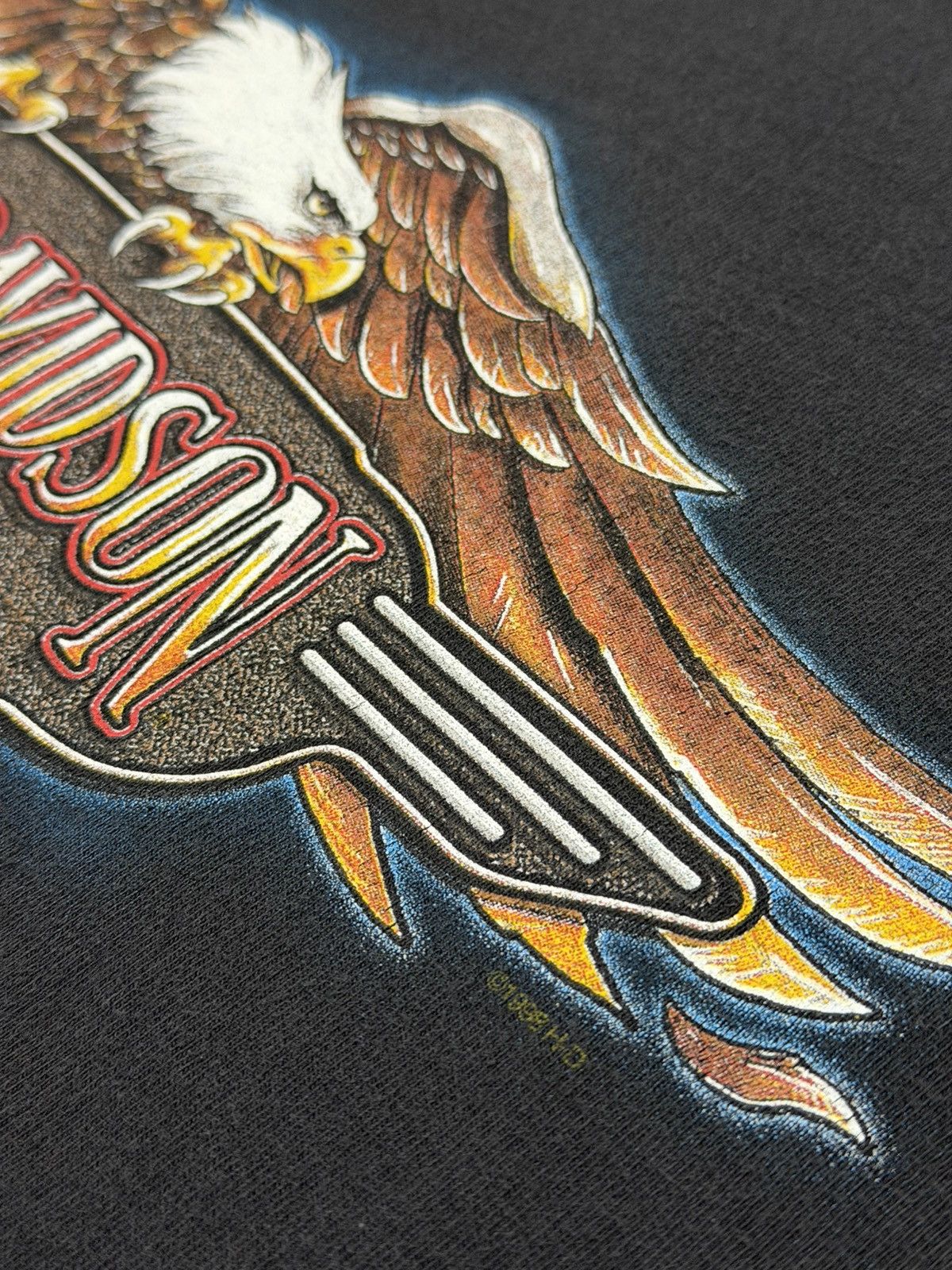 Harley Davidson Vintage 90s Harley Davidson Red Deer, Alberta Canada XL USA Size US XL / EU 56 / 4 - 10 Thumbnail