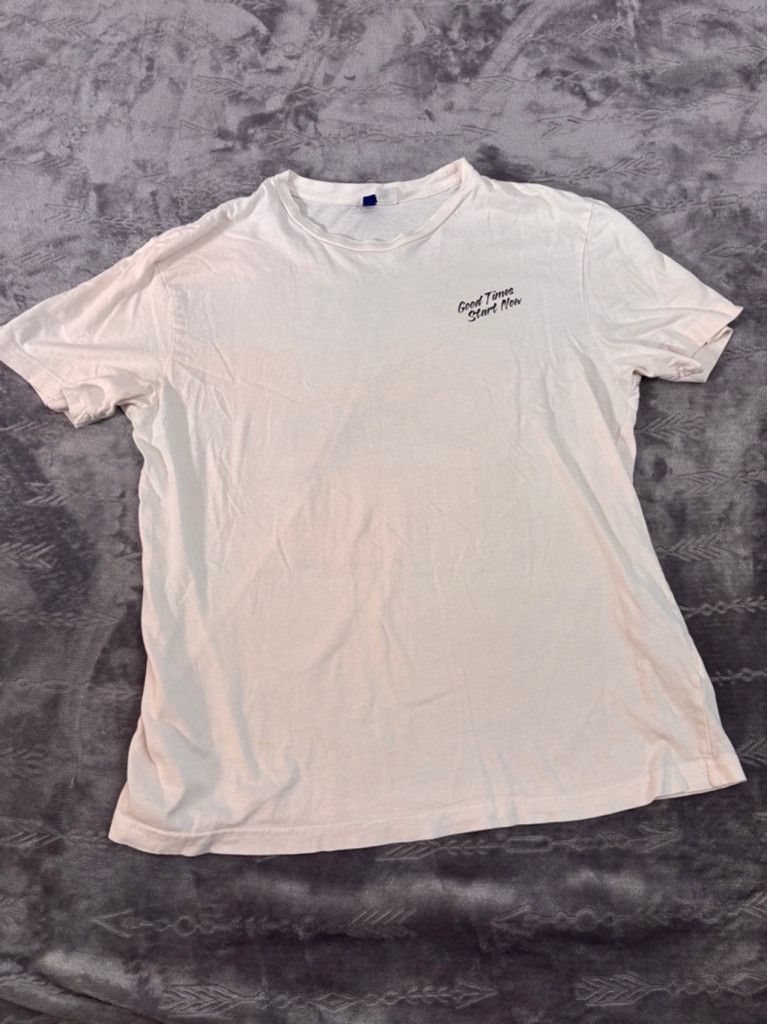 H&M Men's H&M Graphic Tee Shirt Size M White Size US XL / EU 56 / 4 - 2 Thumbnail