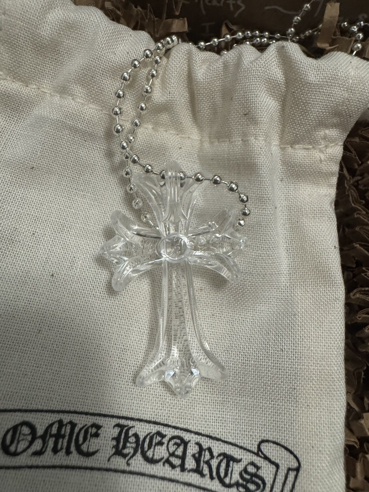 Chrome Hearts Chrome Hearts Cross Silicone Necklace Size ONE SIZE - 4 Thumbnail