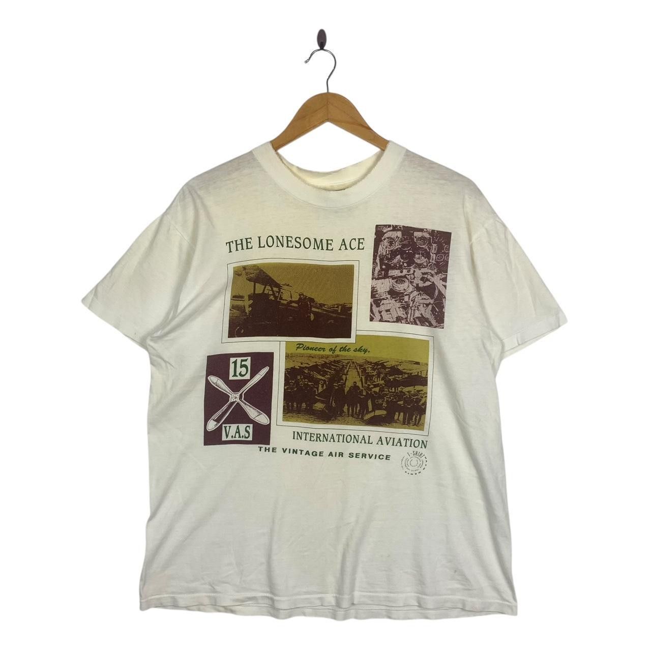 Vintage Vintage 90’ AIR FORCE USAF The Lonesome Ace Tee Size US L / EU 52-54 / 3 - 1 Thumbnail
