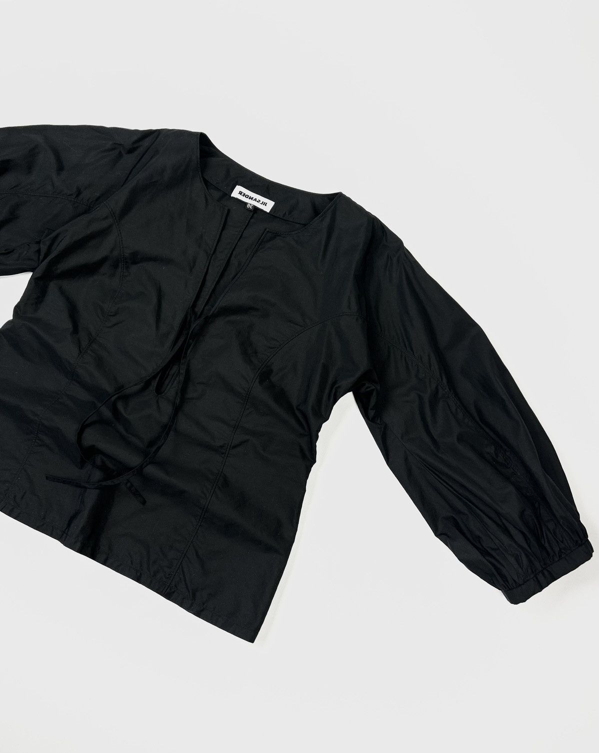 Jil Sander Rare JIL SANDER Blouse Black Top Avant Garde Size S Size S / US 4 / IT 40 - 4 Thumbnail