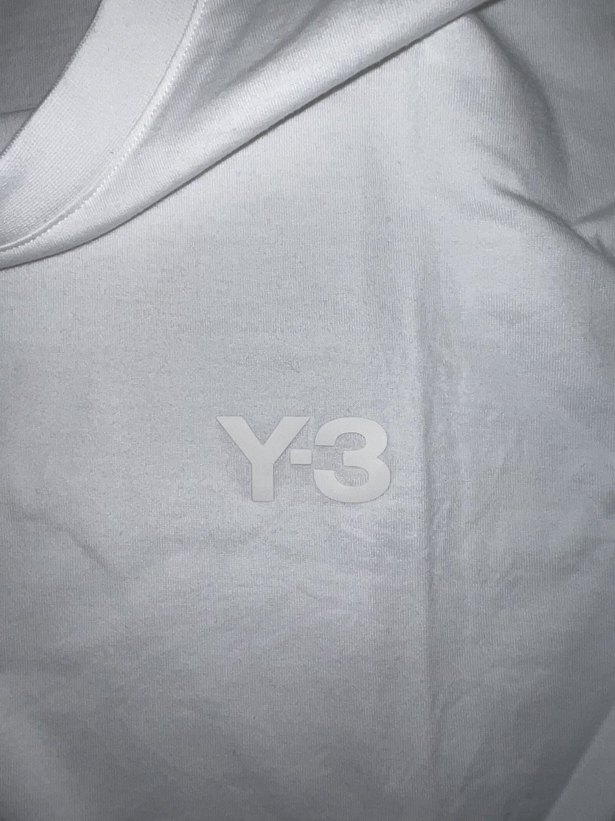 Y-3 Y-3 shirt white on white logo print Size US M / EU 48-50 / 2 - 4 Thumbnail