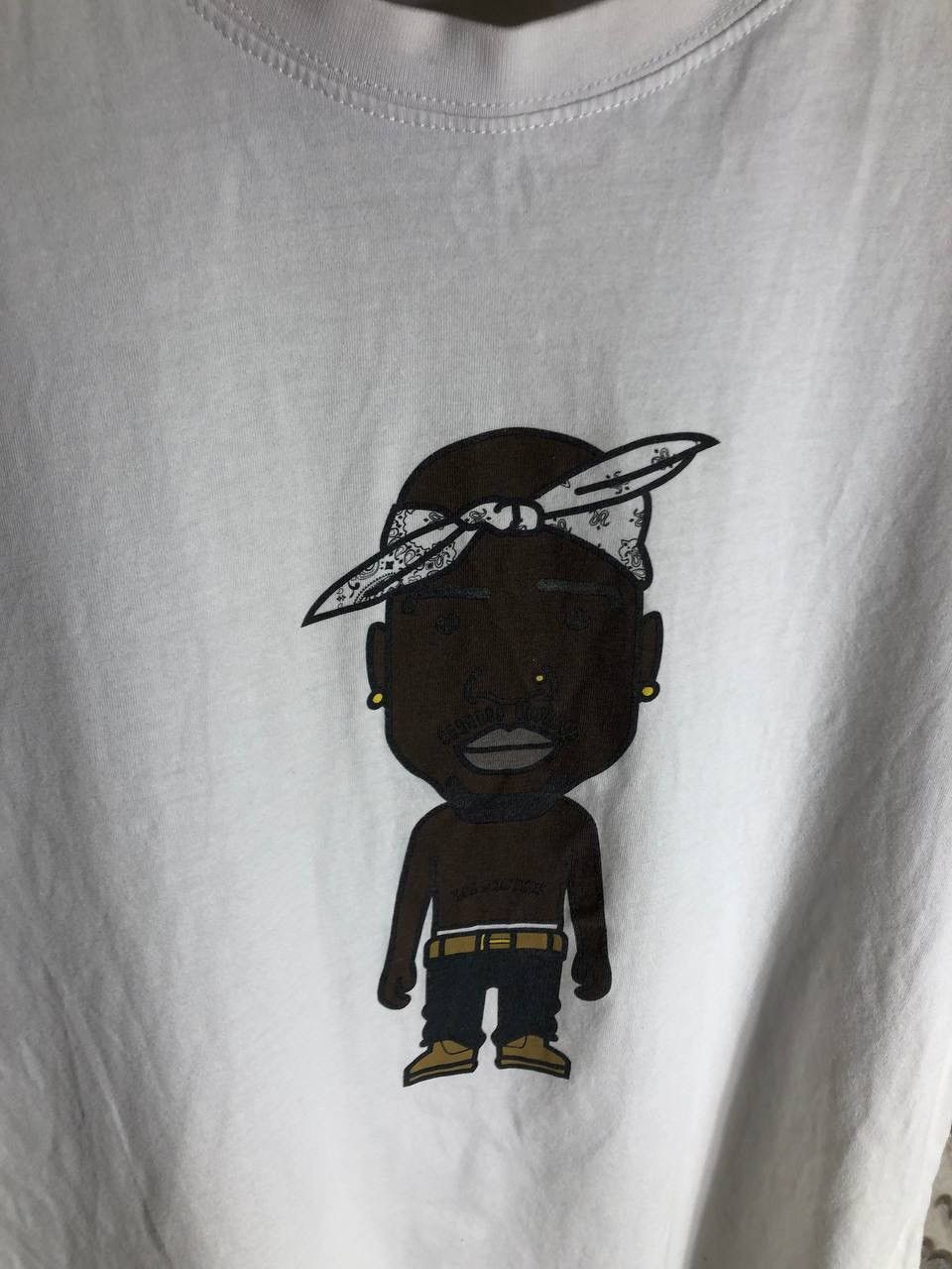 Cartoon Network × Vintage VERY RARE 2PAC DESIGNER T-SHIRT TUPAC SHAKUR BIG LOGO Y2K Size US M / EU 48-50 / 2 - 3 Thumbnail