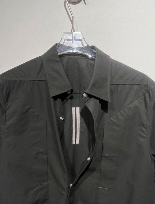 Rick Owens Rick Owens Dark Olive Utility Long Sleeve Shirt Size US M / EU 48-50 / 2 - 3 Thumbnail