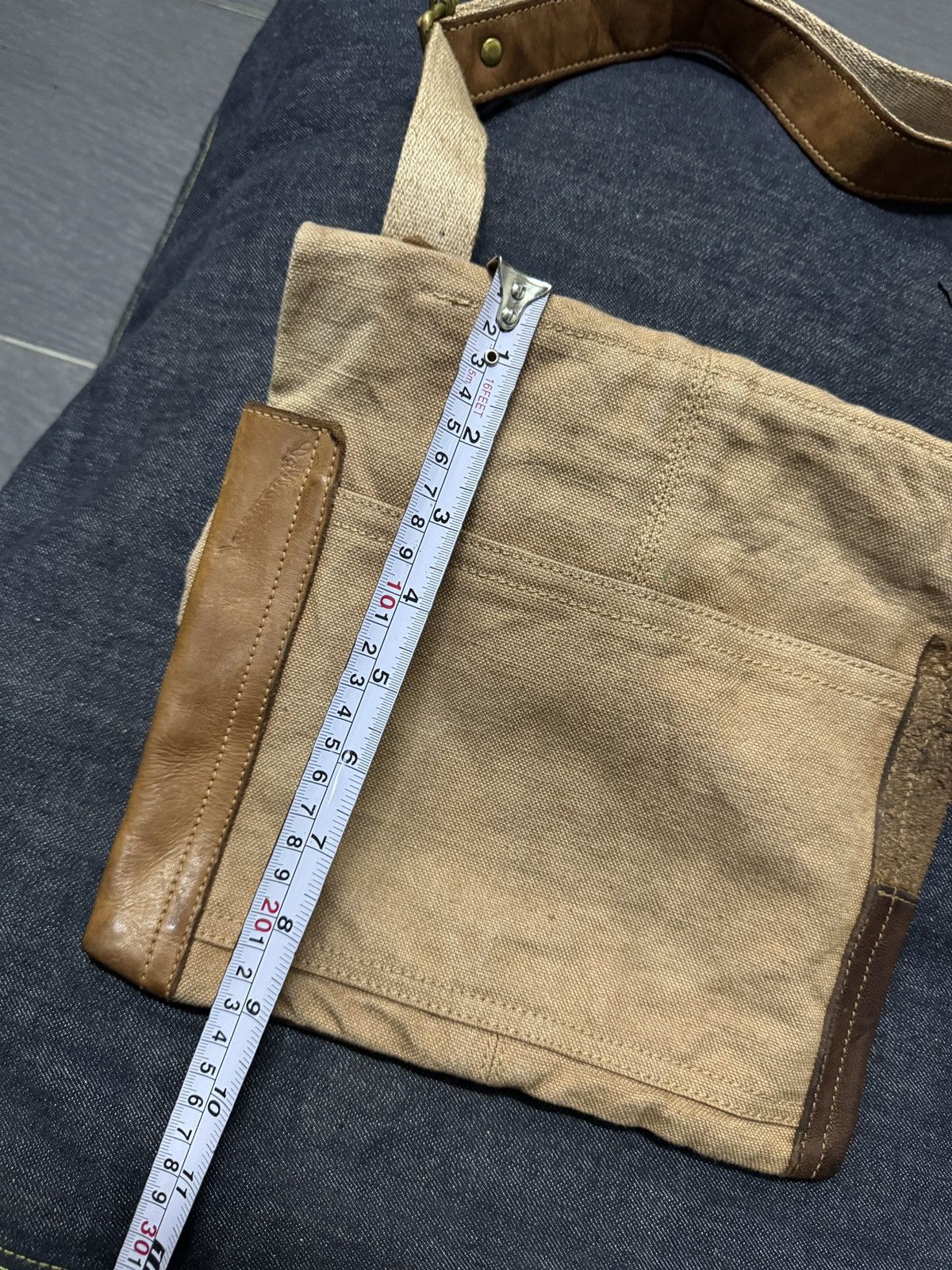 Vintage Japanese Brand Craft Leather Sling bag Size ONE SIZE - 5 Thumbnail