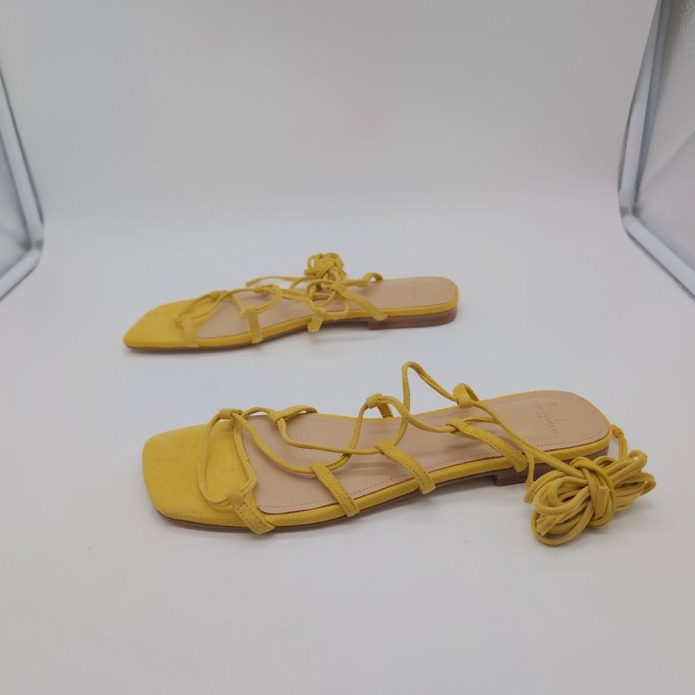 Marc Fisher Marc Fisher LTD Yellow Sz 9 Roman Strappy Sandals Mahalia Size US 9 / IT 39 - 3 Thumbnail