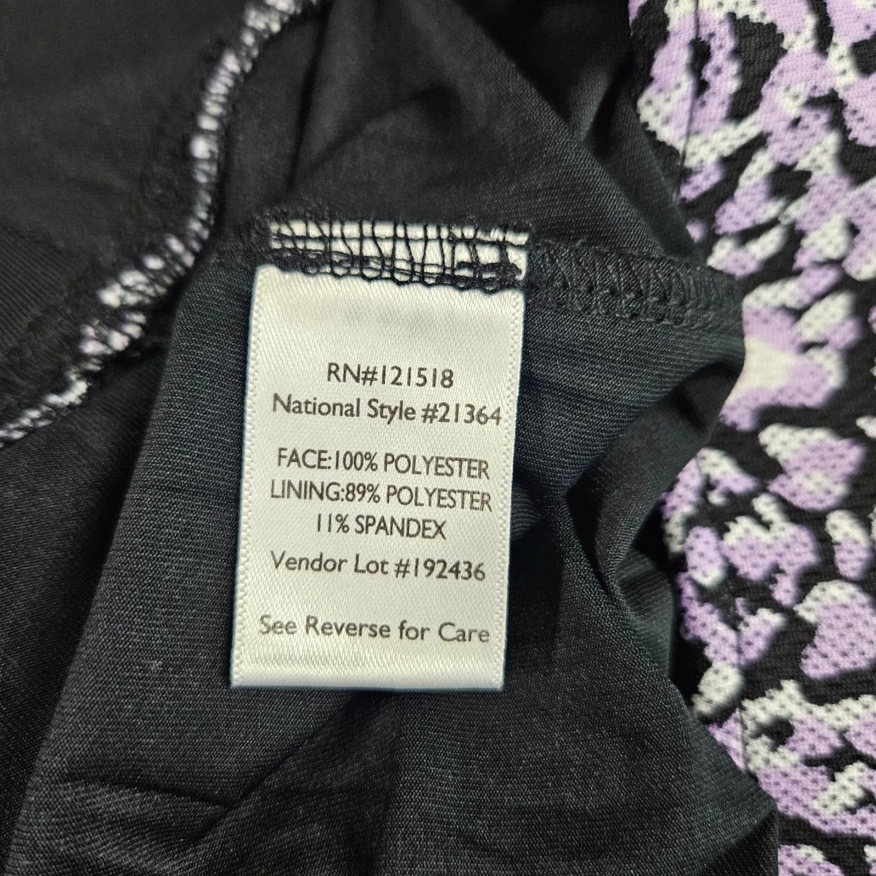 Vintage VINTAGE National Womens Skort 2X Purple White Pockets Pull On Athletic Activewear Womens Size ONE SIZE - 3 Thumbnail