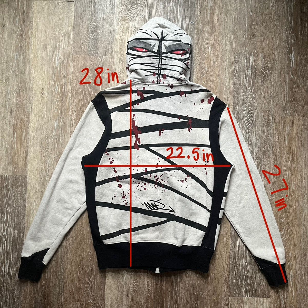 Kid Robot RARE vintage kid robot bloody murder hoodie Size US L / EU 52-54 / 3 - 2 Thumbnail