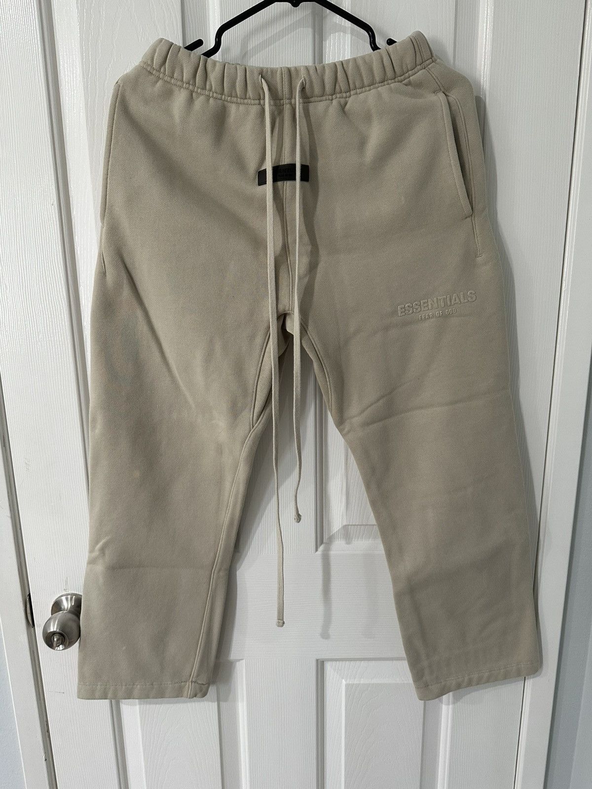 Essentials × Fear of God Cream Essentials Wide Leg Sweatpants Size XS Size US 28 / EU 44 - 1 Thumbnail