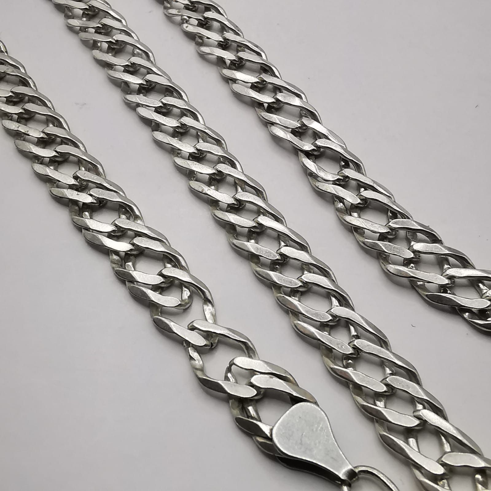 Vintage Jewelry Chain, 925 Sterling Silver, Signed 28.68g