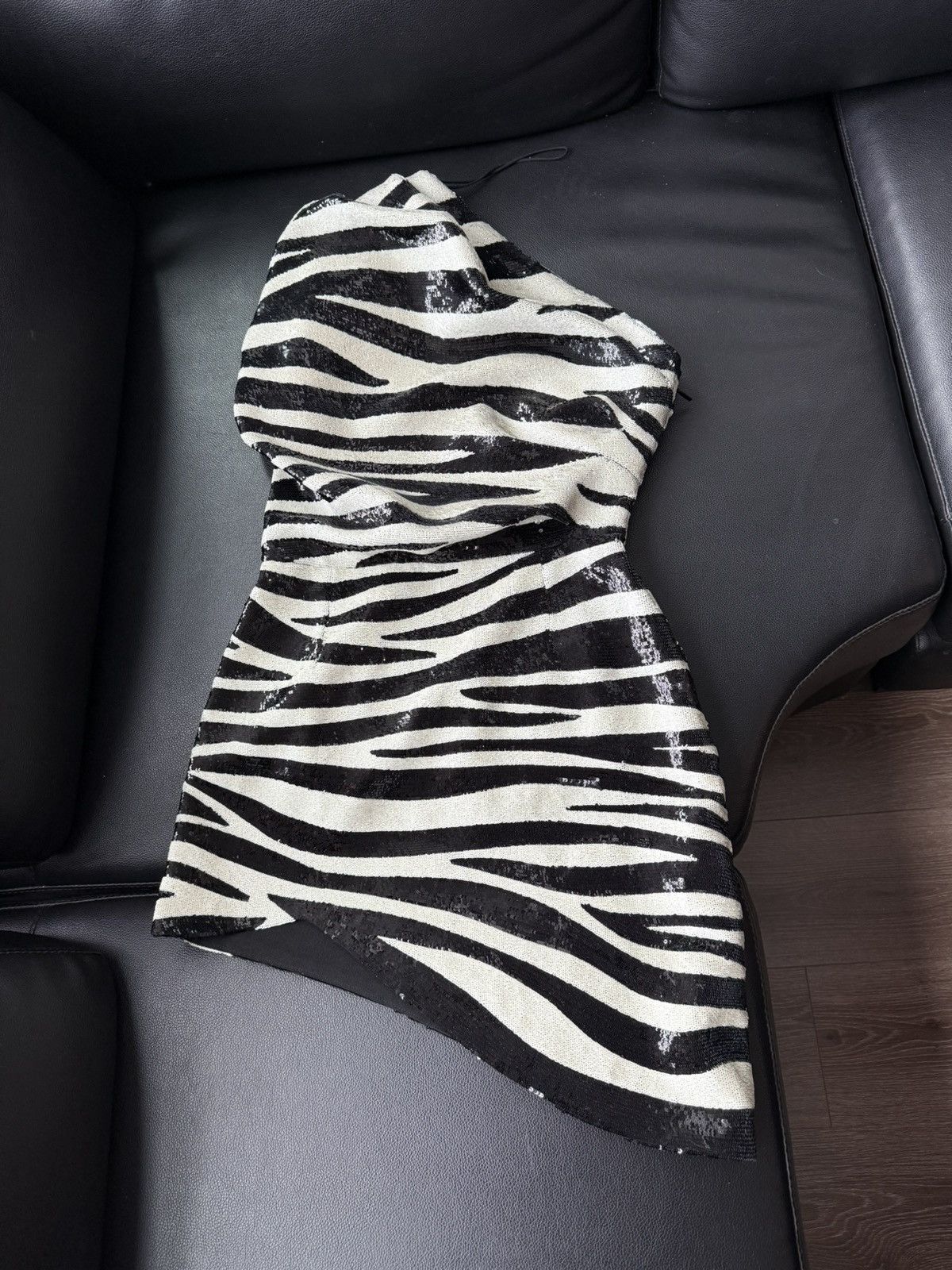 Yves Saint Laurent Saint Laurent zebra dress Size S / US 4 / IT 40 - 1 Thumbnail
