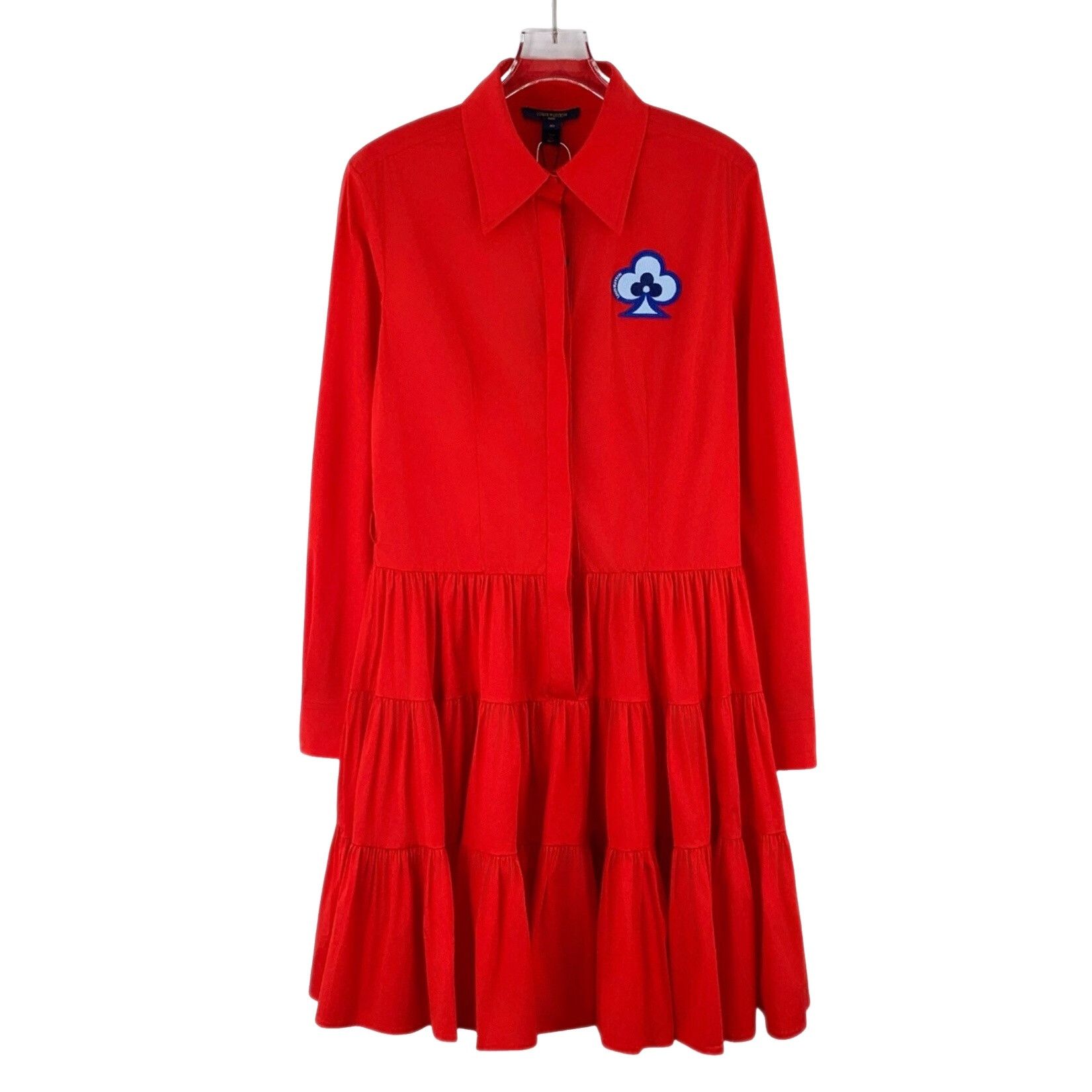 Louis Vuitton Louis Vuitton Club Embroidered Tiered Shirt Dress 40 Size M / US 6-8 / IT 42-44 - 1 Thumbnail