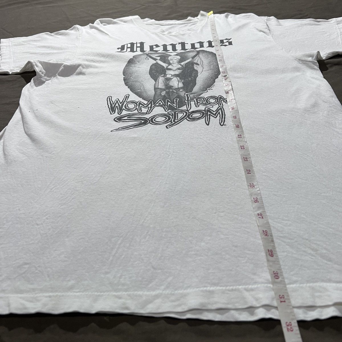 Vintage Vtg. 80s Mentors Women From Sodom Heavymetal Punk Shock rock Size US L / EU 52-54 / 3 - 21 Thumbnail