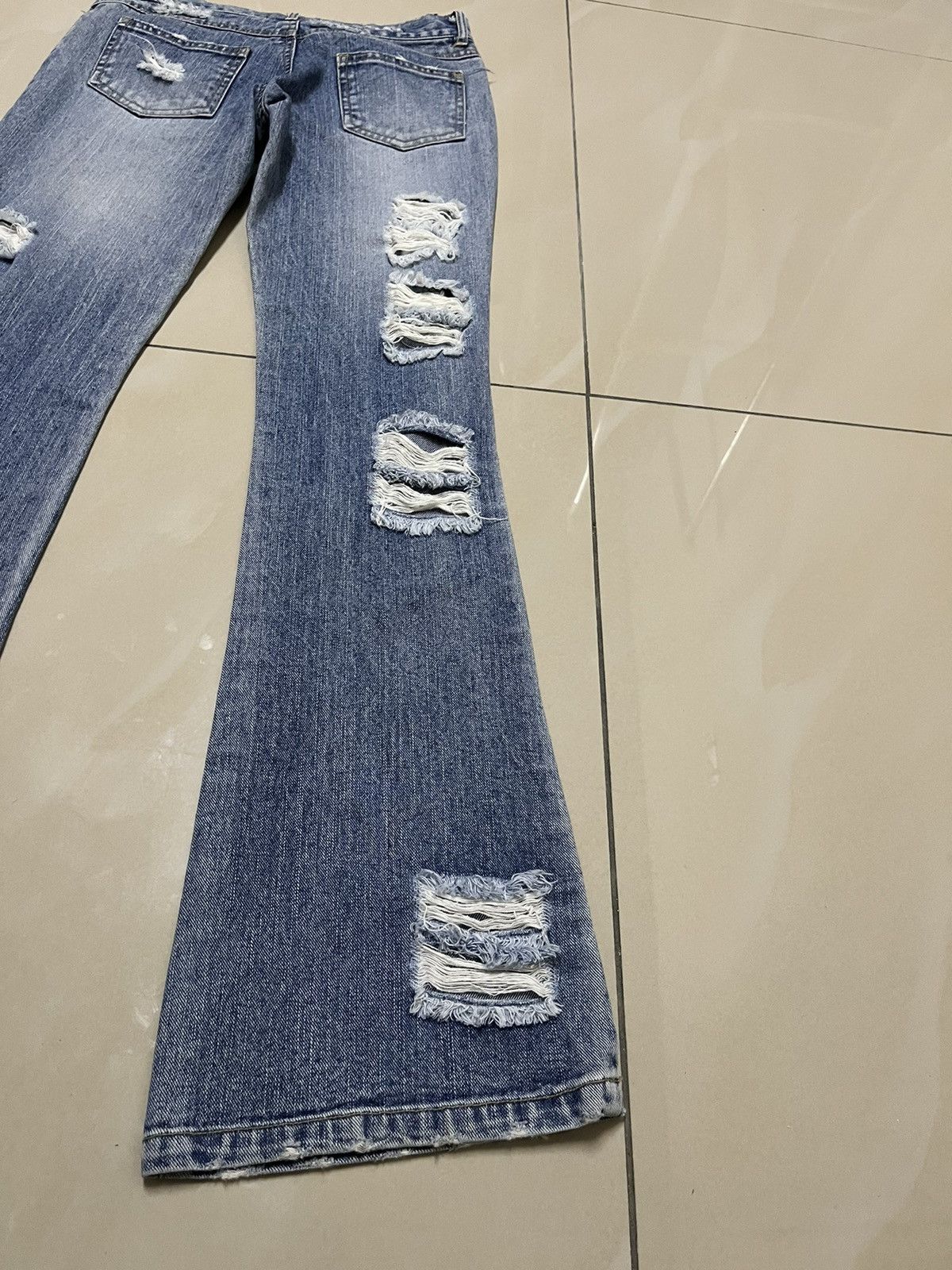 Hysteric Glamour Flare Jeans Jean & Louis distressed low rise bootcut F1 Size US 28 / EU 44 - 13 Thumbnail