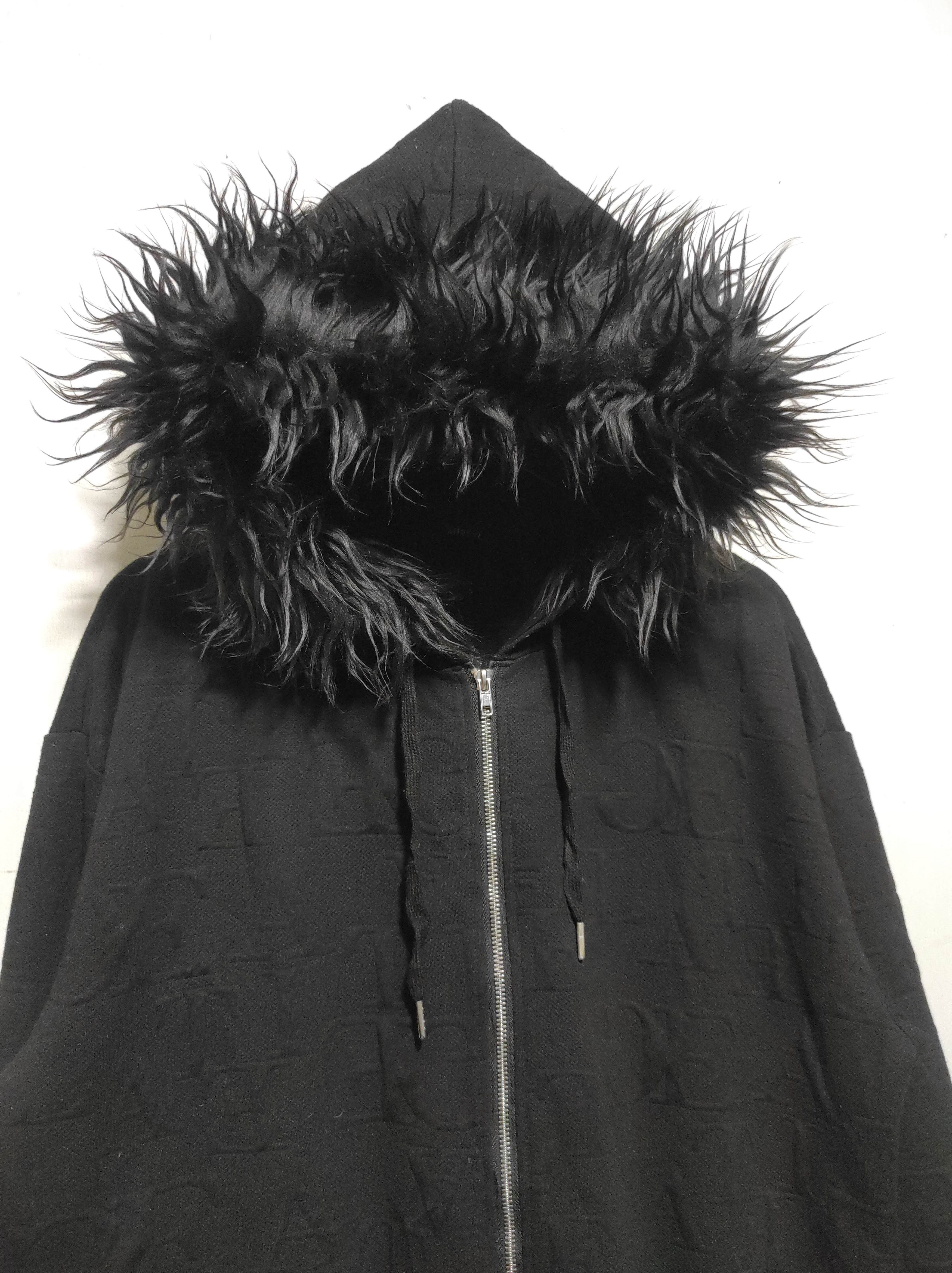 Hysteric Glamour Sureve Embos Black Zip Fur Hoodie i6w9 LBG style Size US L / EU 52-54 / 3 - 3 Thumbnail