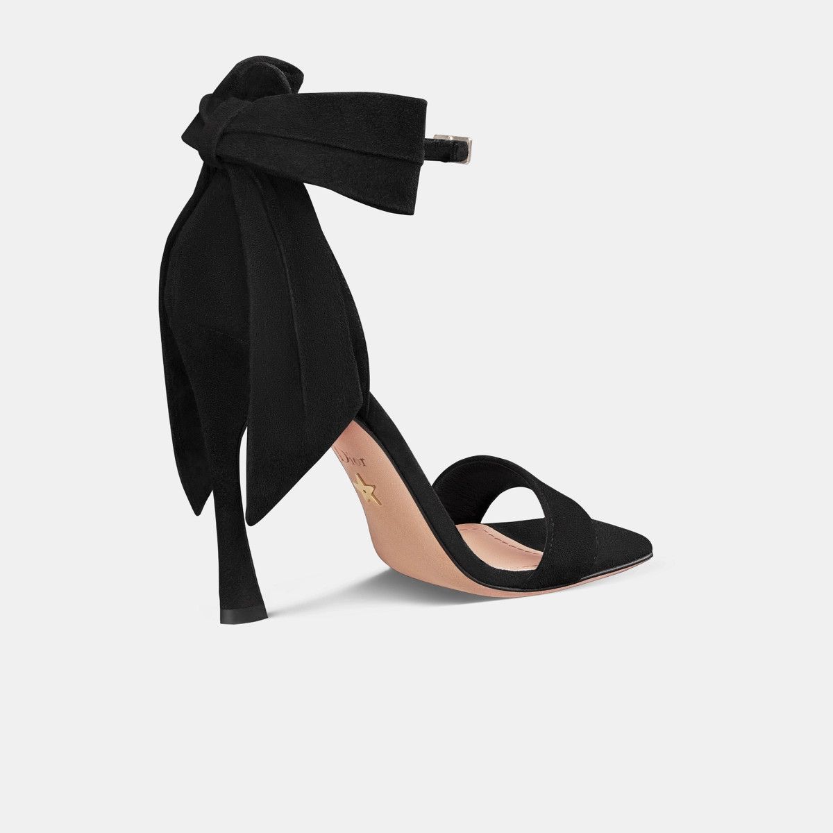 Dior o1bcso1str0225 Heeled Sandal in Black Size US 5 / IT 35 - 3 Thumbnail
