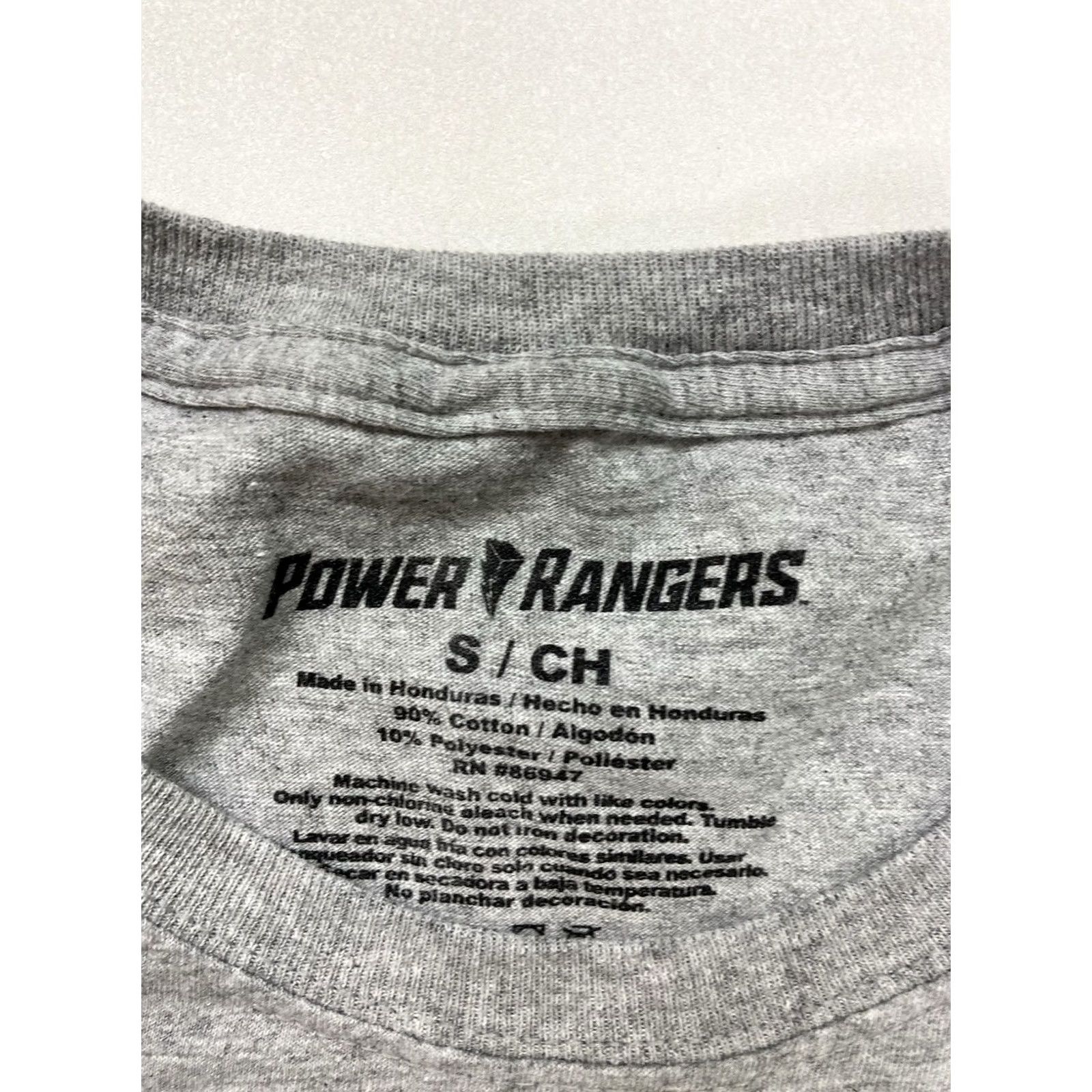 Vintage VINTAGE Power Rangers Graphic T-shirt Men Small Gray Short Sleeve TV Show Size US S / EU 44-46 / 1 - 4 Thumbnail