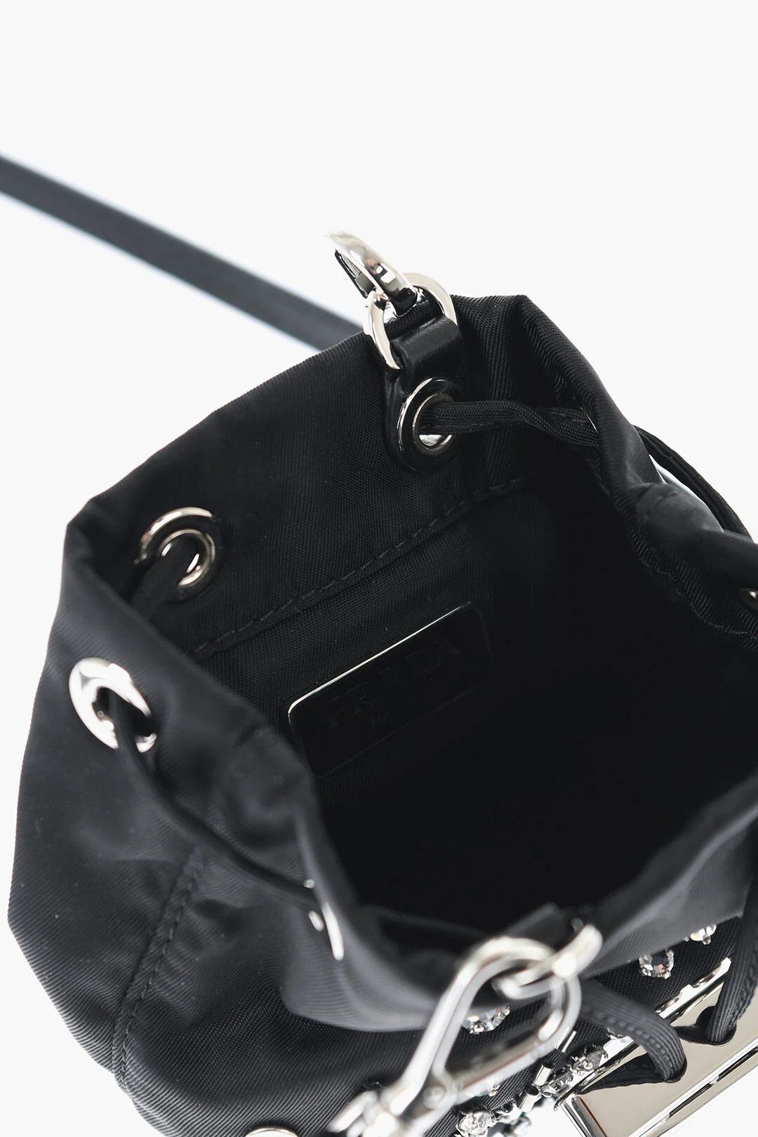 Prada og1mm0426 Size: OS / Nylon Pouch in Black Size ONE SIZE - 5 Thumbnail