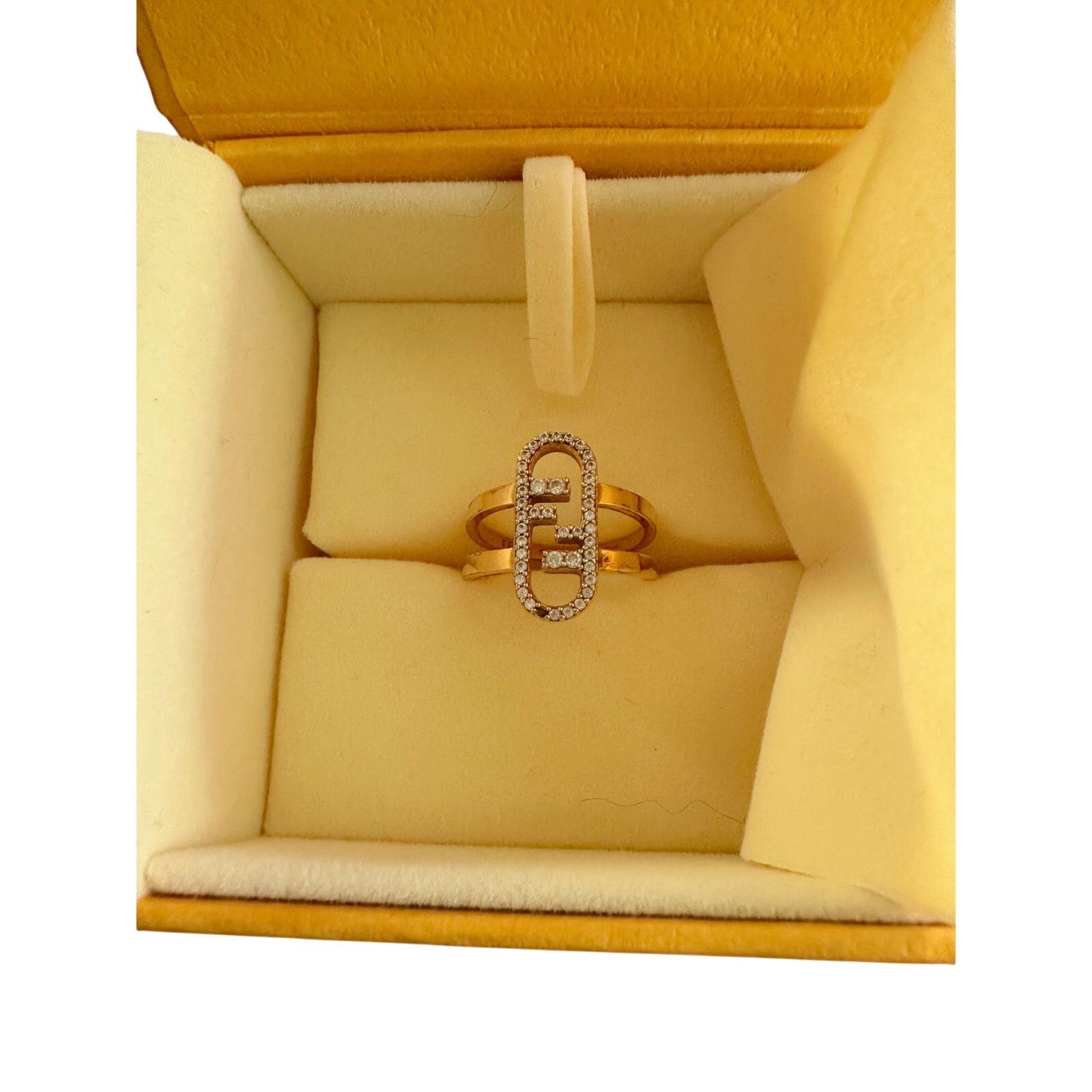 Fendi FENDI O'Lock Ring in magnetic close box - Size 6 Size ONE SIZE - 2 Thumbnail