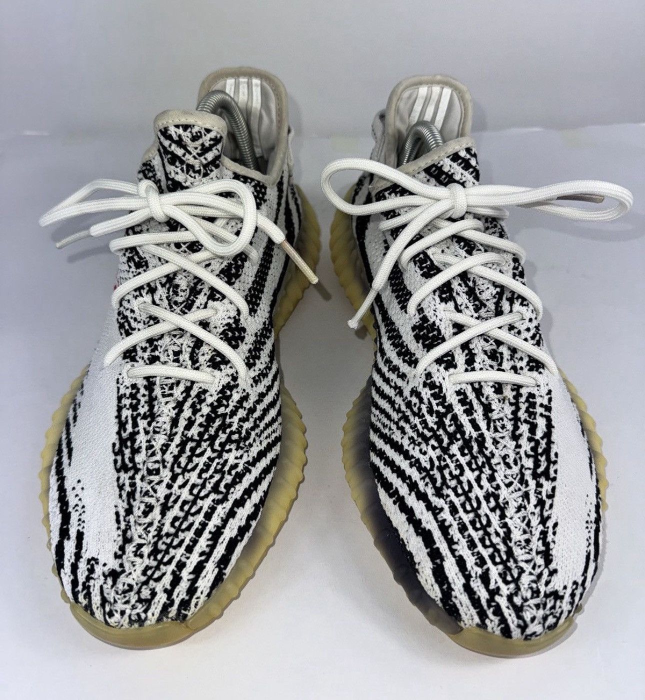 Yeezy ADIDAS YEEZY BOOST 350 V2 ZEBRA SNEAKERS Size US 9.5 / EU 42-43 - 1 Thumbnail