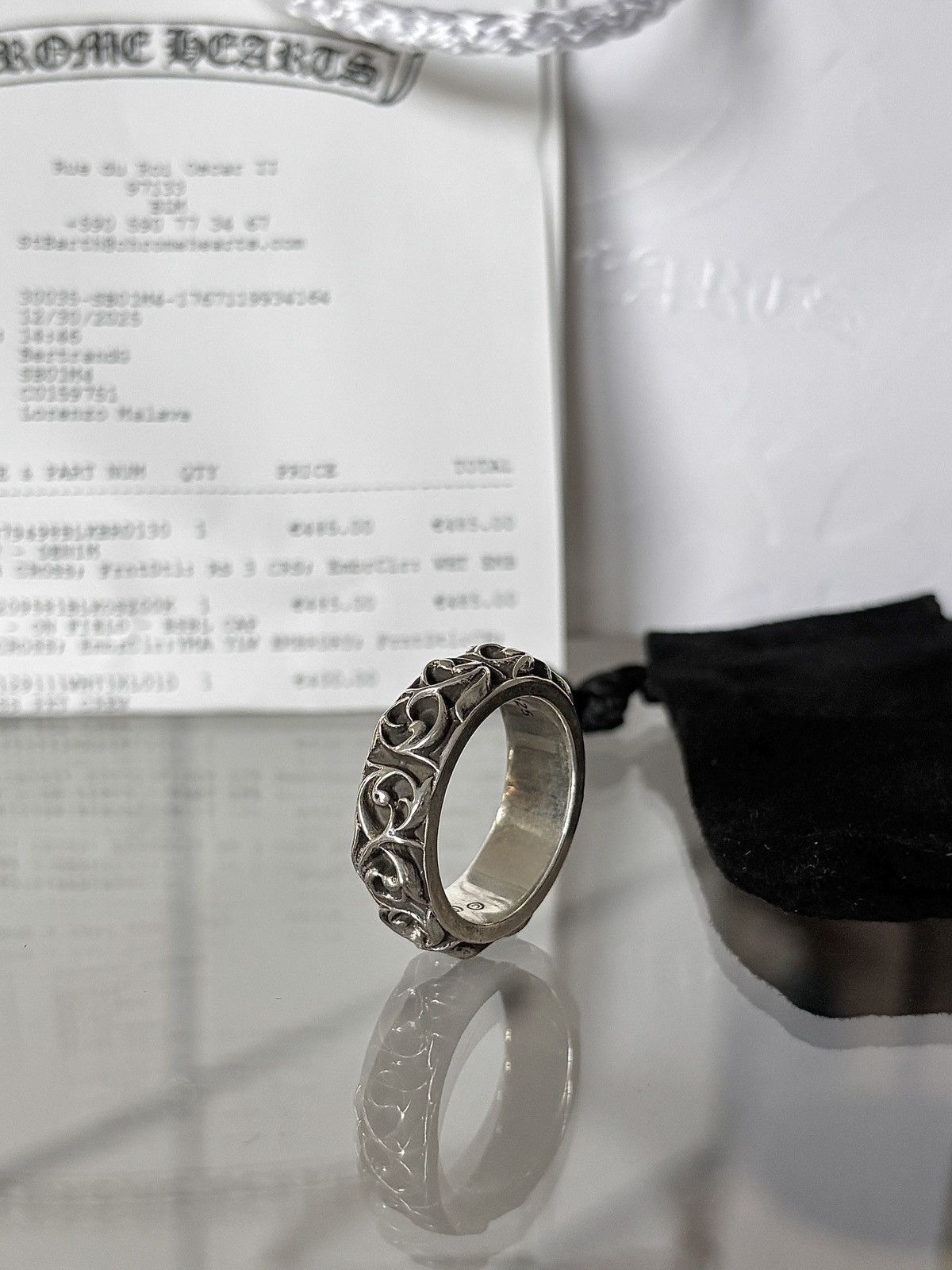 Chrome Hearts ST BARTS ETERNITY VINE RING Size ONE SIZE - 2 Thumbnail