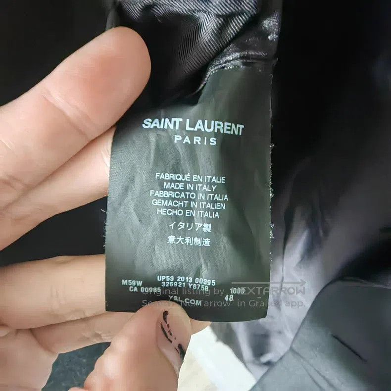 Saint Laurent Paris Saint Laurent Paris Double Breasted Smoking Trench Coat Size US M / EU 48-50 / 2 - 3 Thumbnail