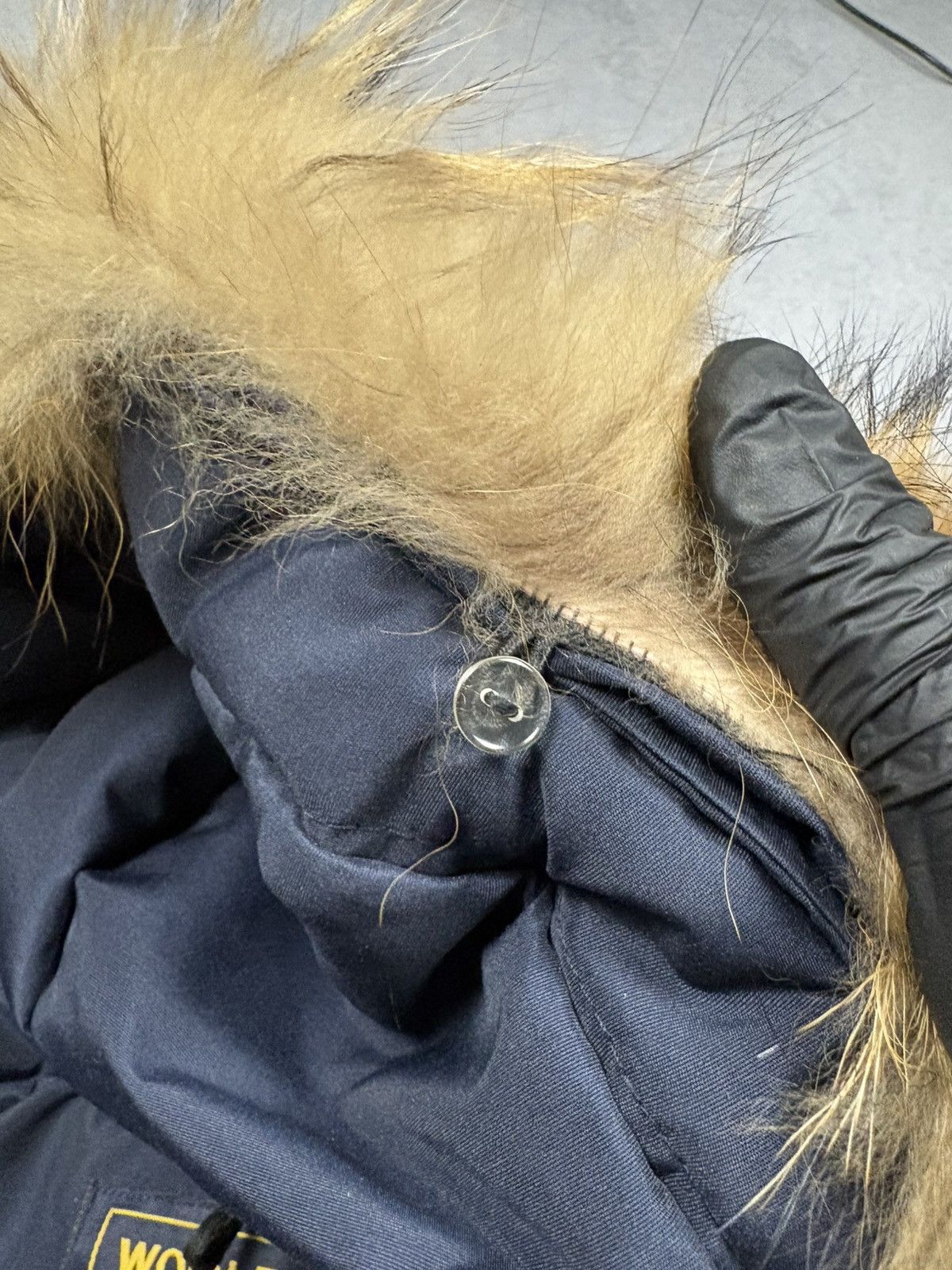 Woolrich Woolen Mills Woolrich John Rich & Bros Arctic Parka Navy Fur Hood XL Rare Size XL / US 12-14 / IT 48-50 - 17 Thumbnail