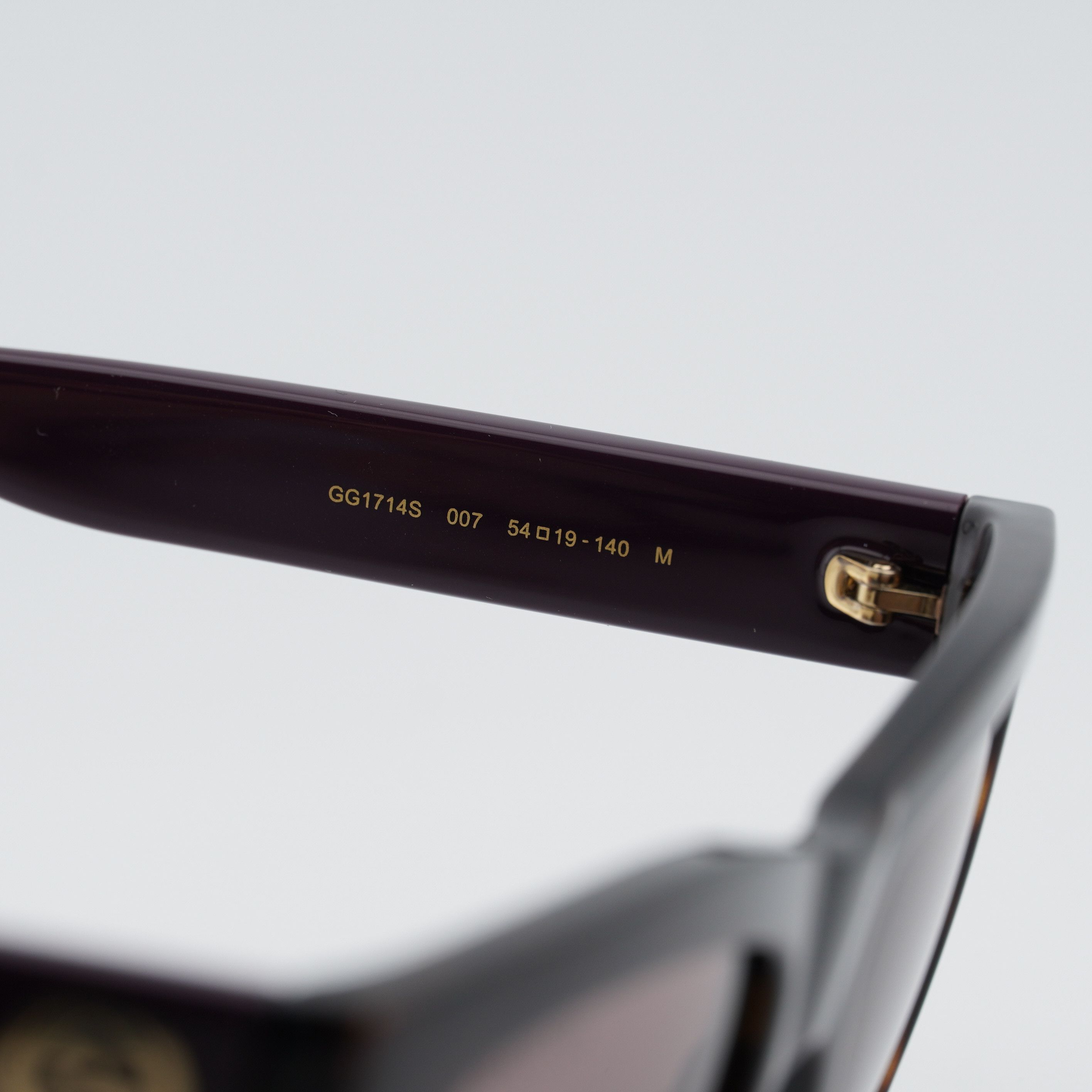 Gucci Gucci GG1714S 007 Sunglasses Havana Square Frame Size ONE SIZE - 7 Thumbnail