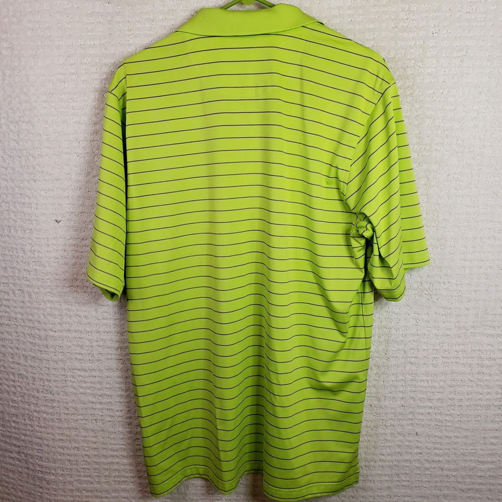 Vintage Donald Ross Golf Polo Shirt Green Size Medium Striped Quarter Button Up Mens Size US M / EU 48-50 / 2 - 7 Thumbnail