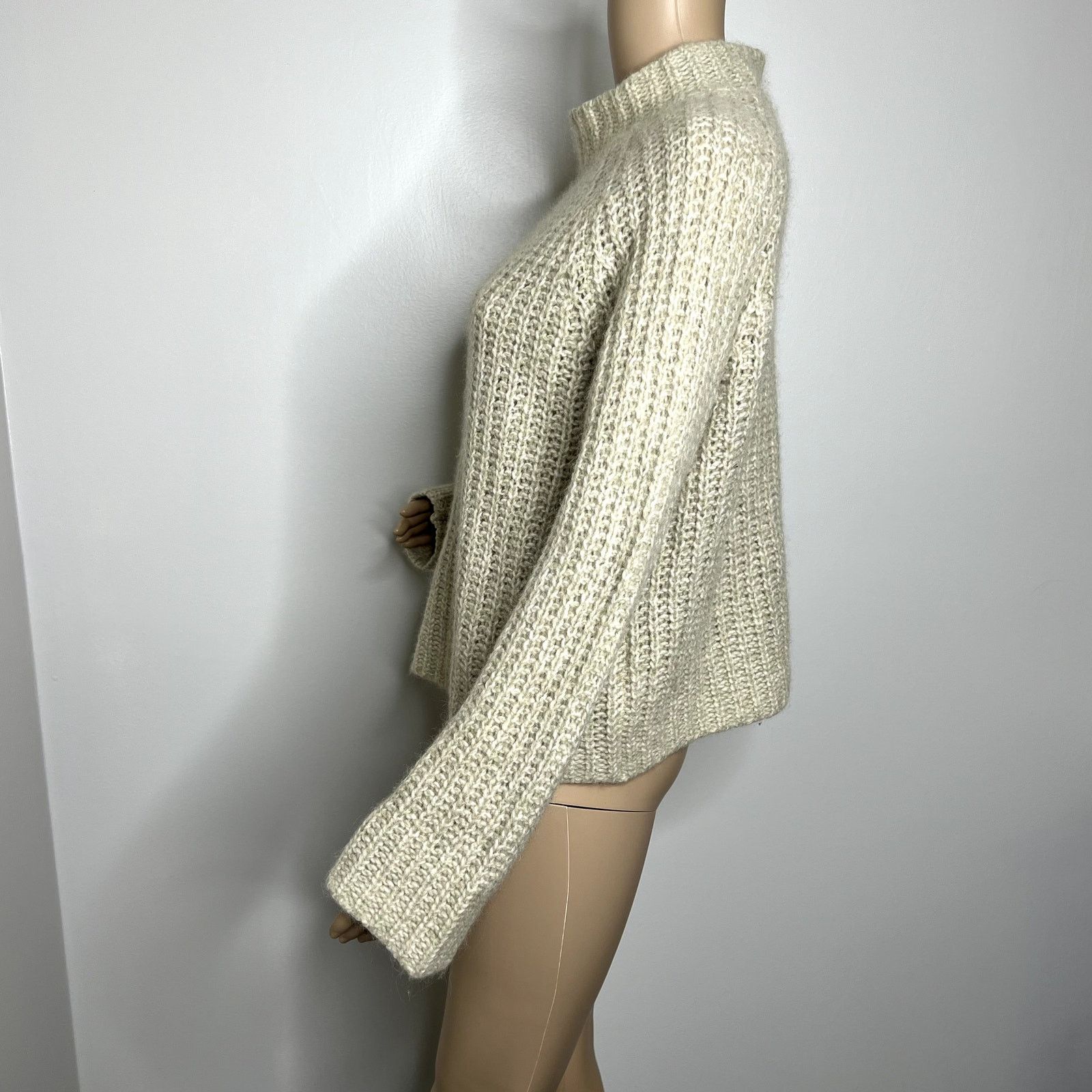 Vince Vince Alpaca Wool Mohair Knit Pullover Sweater Size L / US 10 / IT 46 - 2 Thumbnail